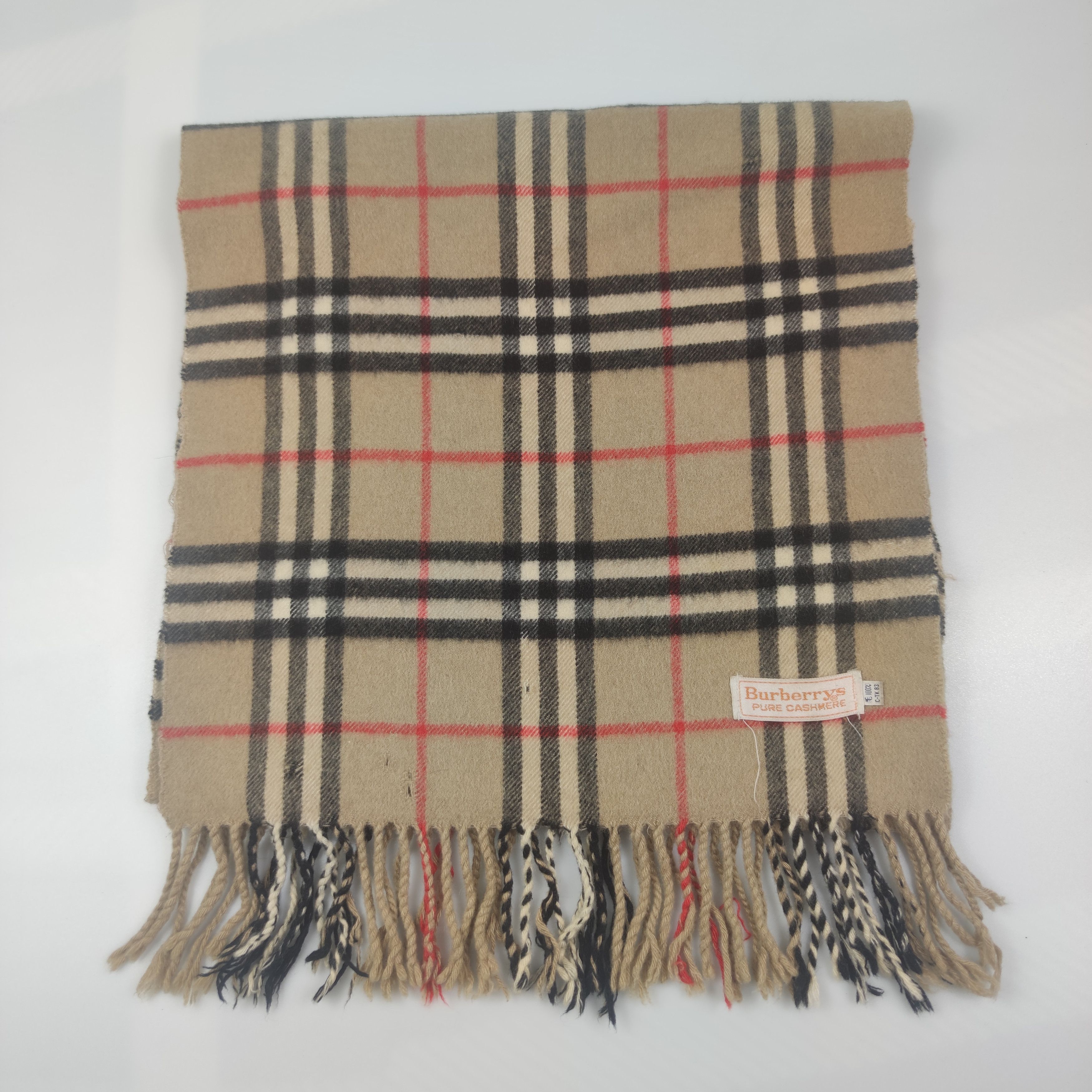 Burberry Burberry Nova Check Scarf/Muffler/Cashmere S434 Size ONE SIZE - 8 Thumbnail