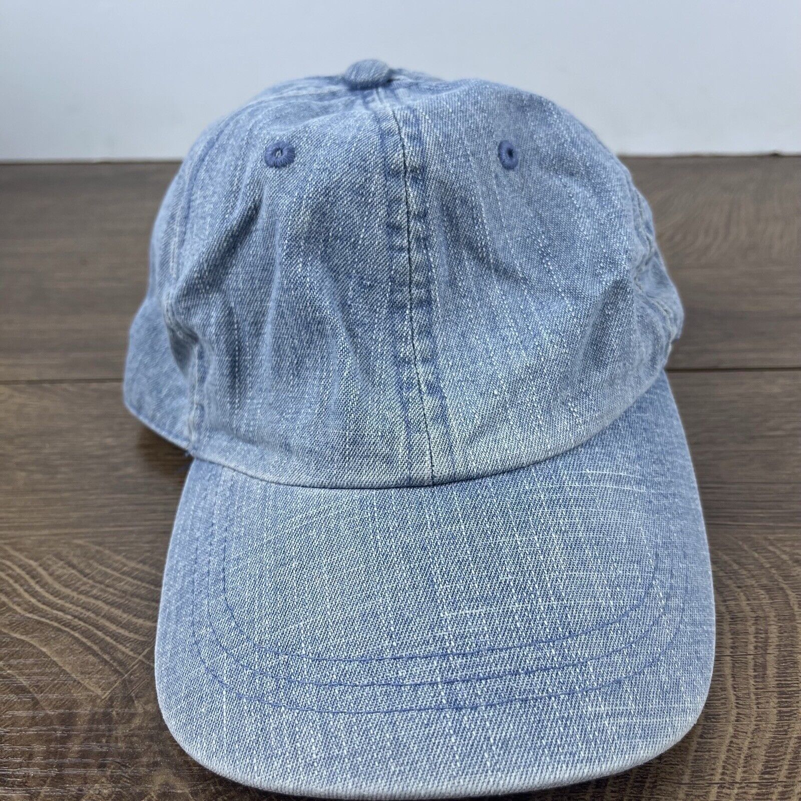 Other Light Blue Jean Hat Blue Cap Adjustable Blue Adult Size Hat Size ONE SIZE - 3 Thumbnail