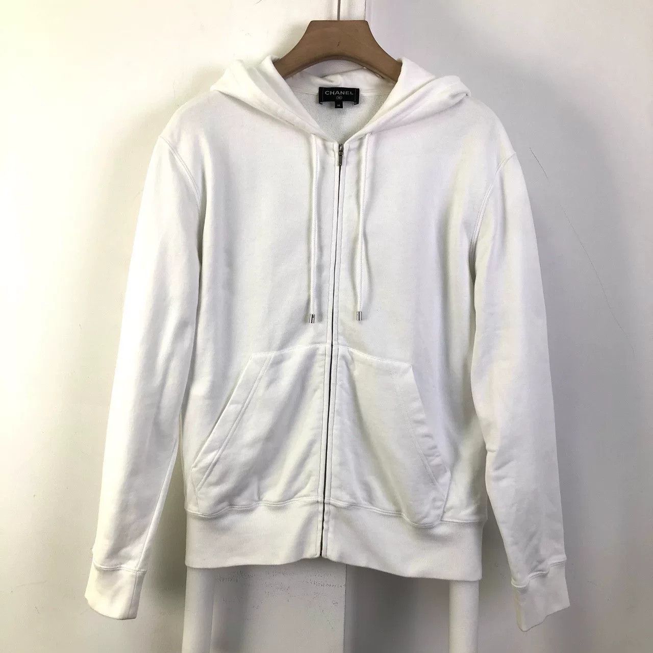 Chanel Chanel White Graffiti Sweatshirt Jacket Size US M / EU 48-50 / 2 - 1 Thumbnail