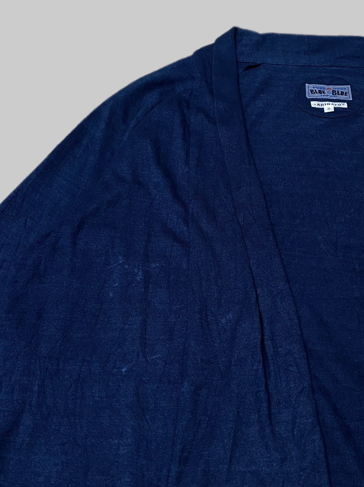 Blue Blue Japan × Indigo Vintage Blue Blue Japan Indigo Buttonless Cardigans Size US L / EU 52-54 / 3 - 4 Thumbnail