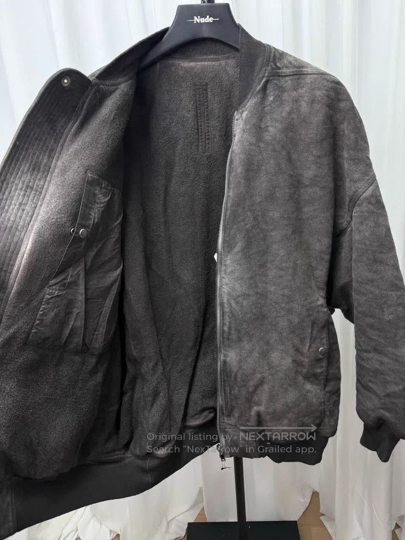 Rick Owens Rick Owens Suede Velvet Fabric Batwing Sleeve Jacket Size US XS / EU 42 / 0 - 9 Thumbnail
