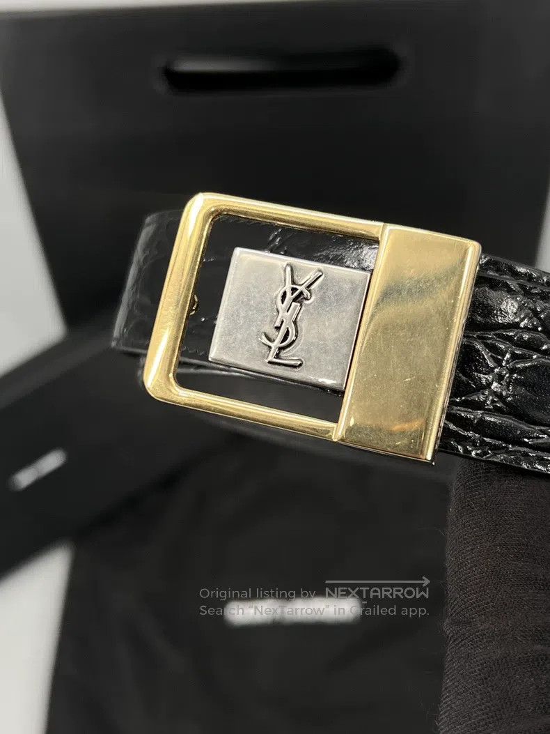 Saint Laurent Paris Saint Laurent Paris Belt i Size ONE SIZE - 5 Thumbnail