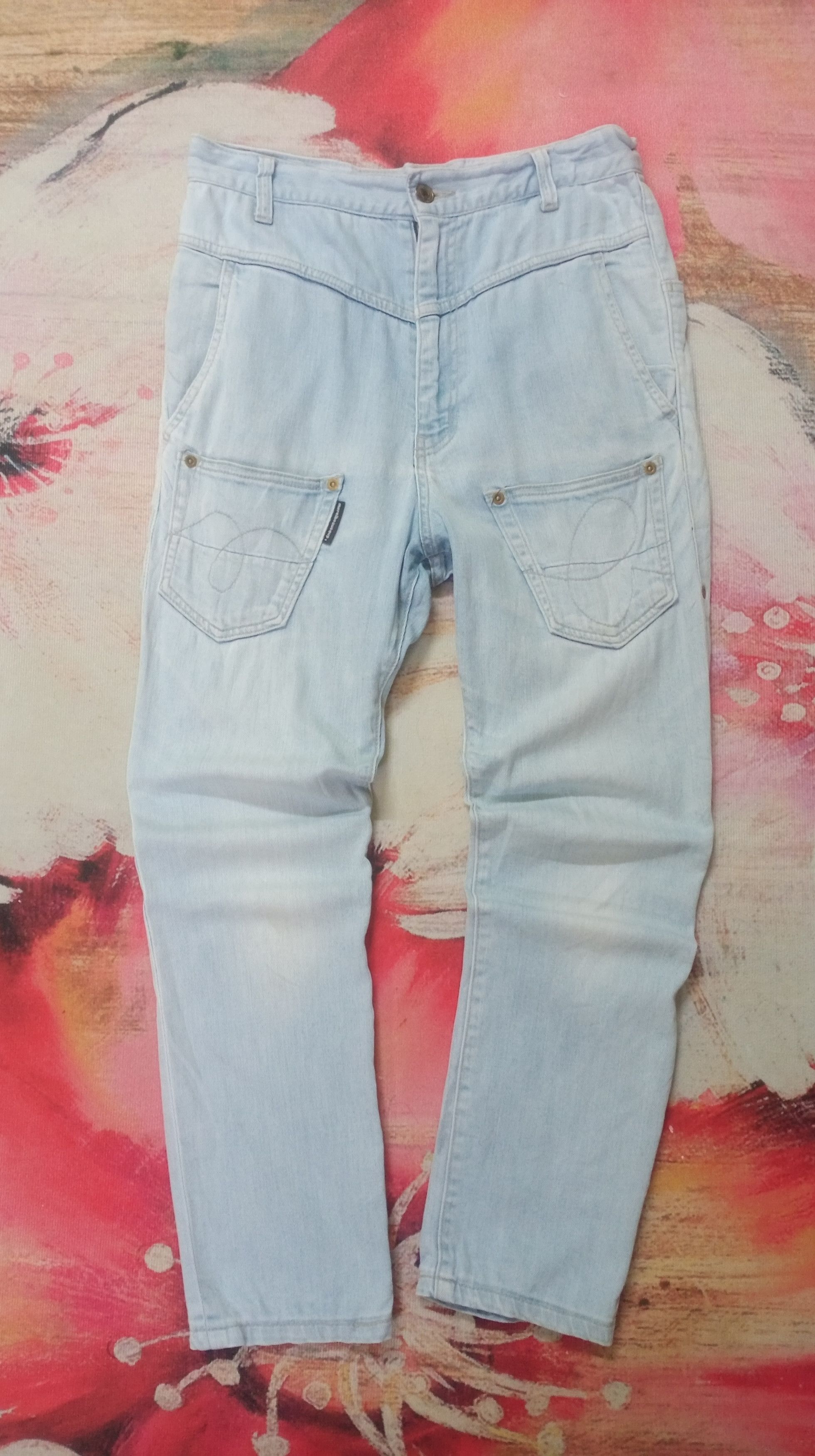 mercibeaucoup Rare Vintage Issey Miyake Mercibeaucoup Sarouel Denim Jeans Size US 30 / EU 46 - 1 Thumbnail