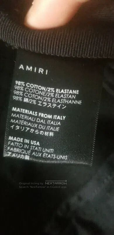 Amiri Amiri Size 32 Pure black knees destroy jeans Size US 32 / EU 48 - 5 Thumbnail