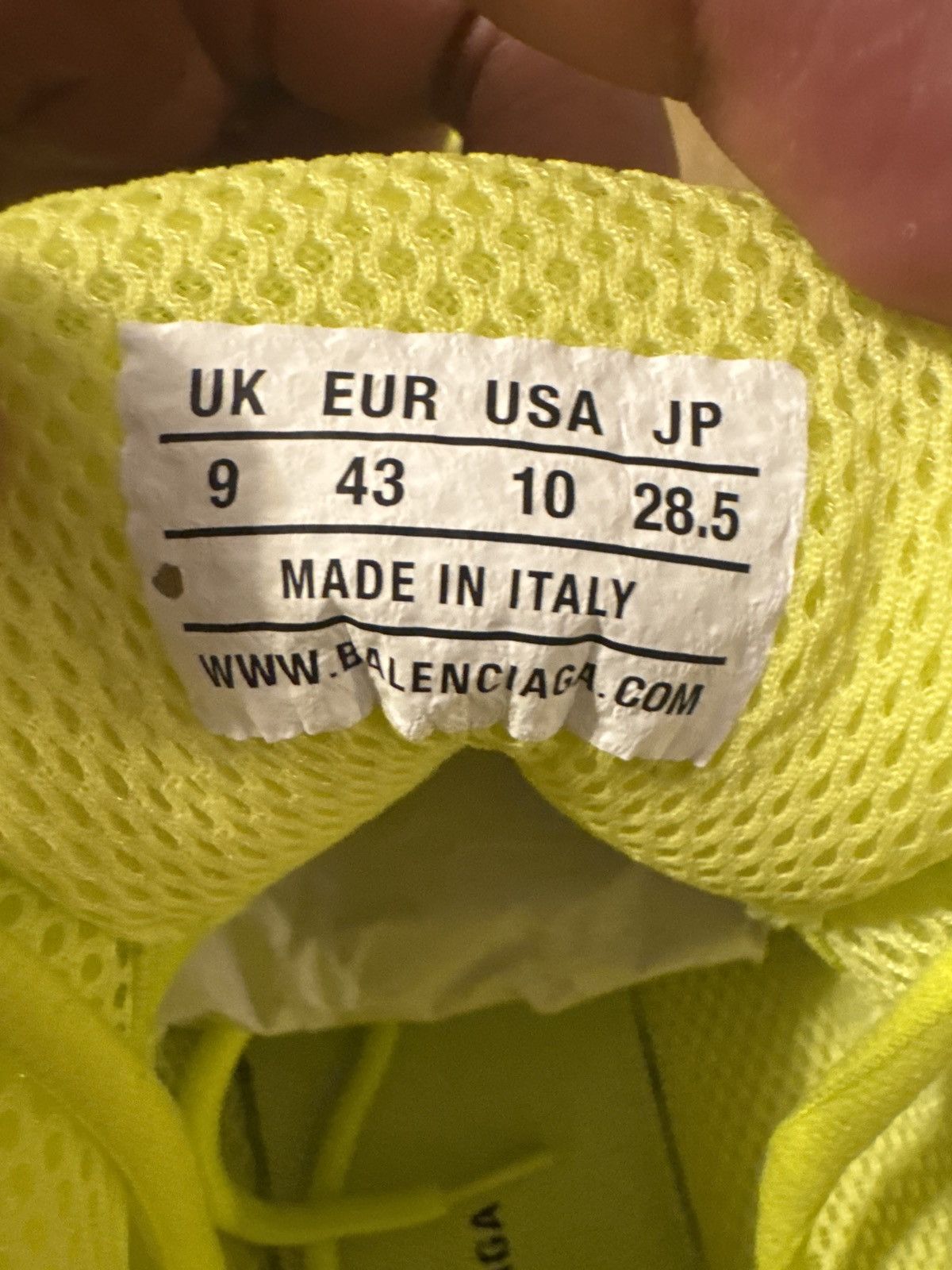Balenciaga Balenciaga Phantom Sneaker - Lime Size US 10 / EU 43 - 6 Thumbnail