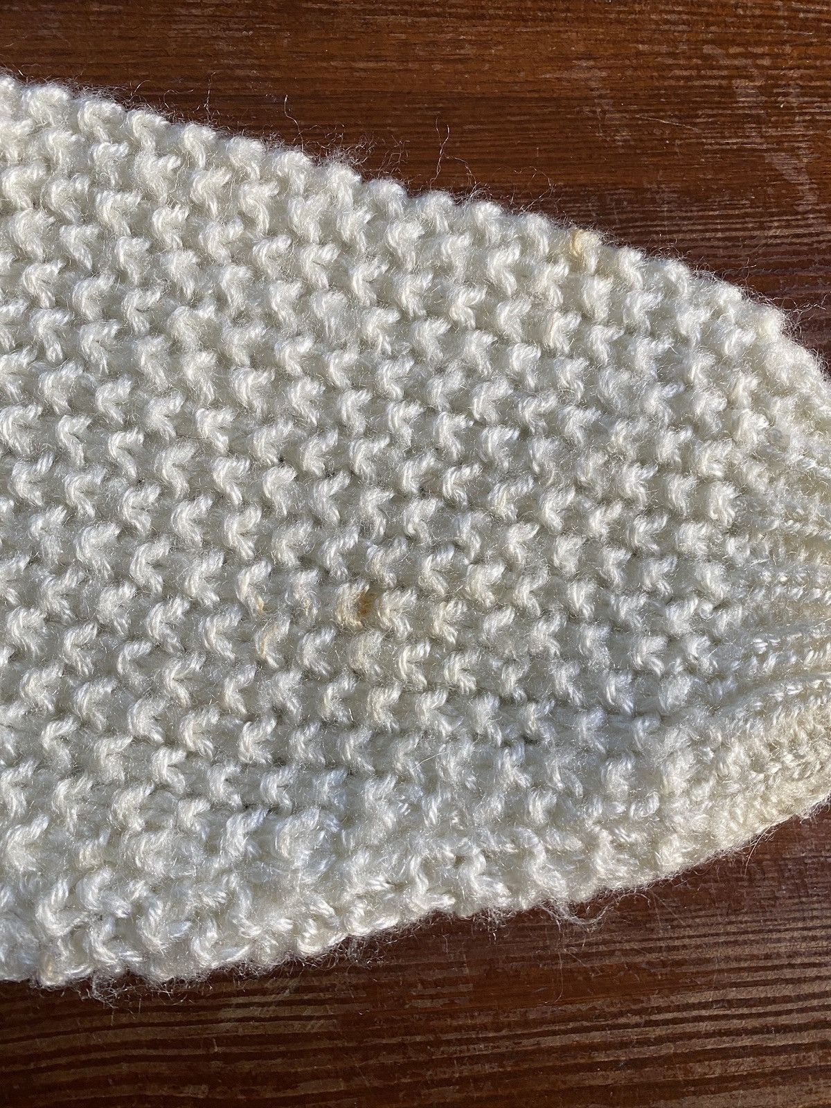 Vintage Vintage 80’s Crop Style Cream Cable Knit Polo Sweater Size M / US 6-8 / IT 42-44 - 13 Thumbnail