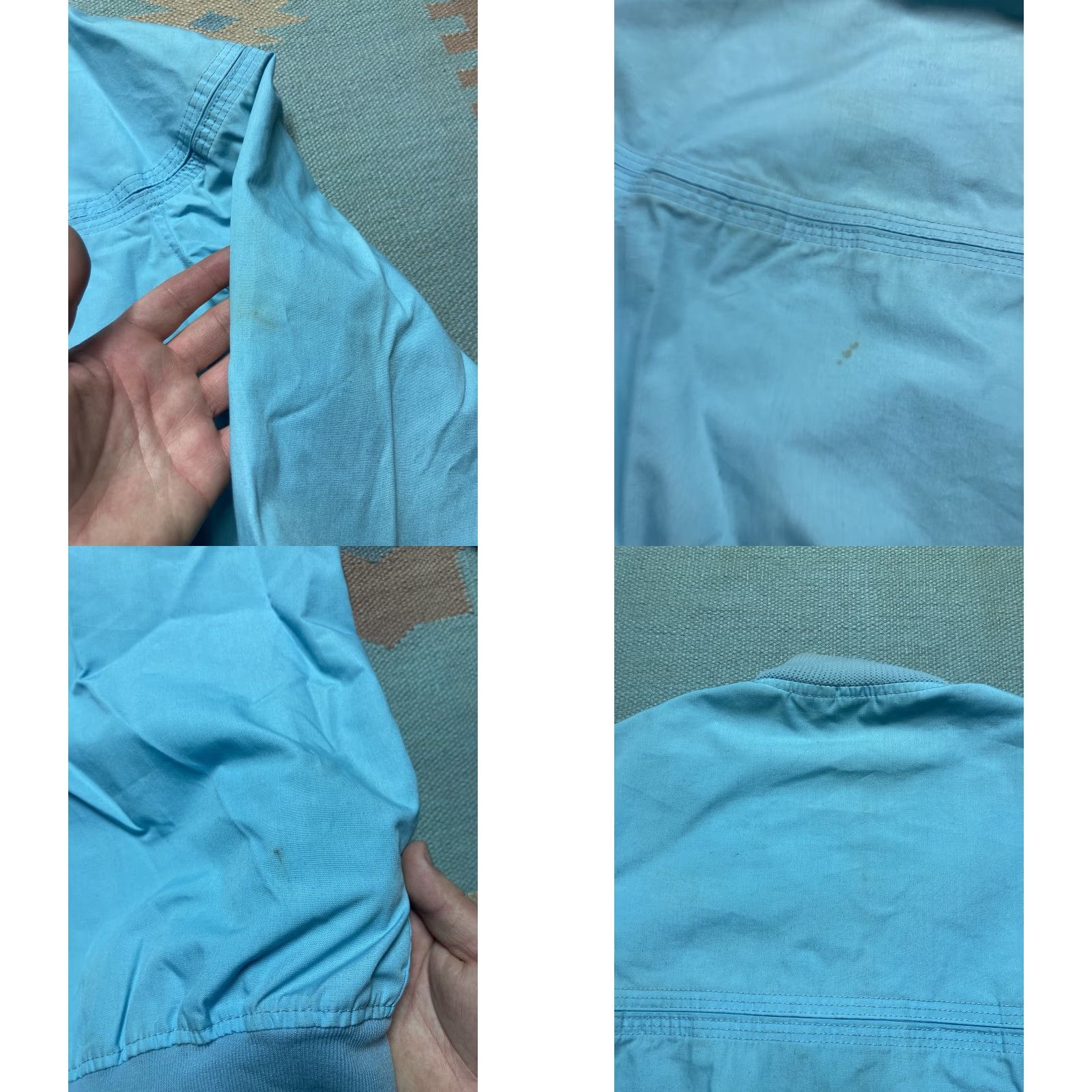 Sears VINTAGE Sears Work Jacket Cotton Blend Bomber Zip Blue Medium Tall Men M Jacket Size US M / EU 48-50 / 2 - 10 Thumbnail