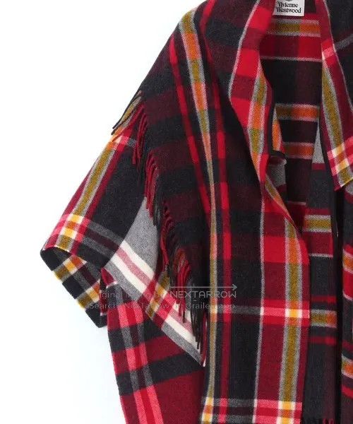 Vivienne Westwood Vivienne Westwood Plaid Cloak with Scarf Size ONE SIZE - 2 Thumbnail
