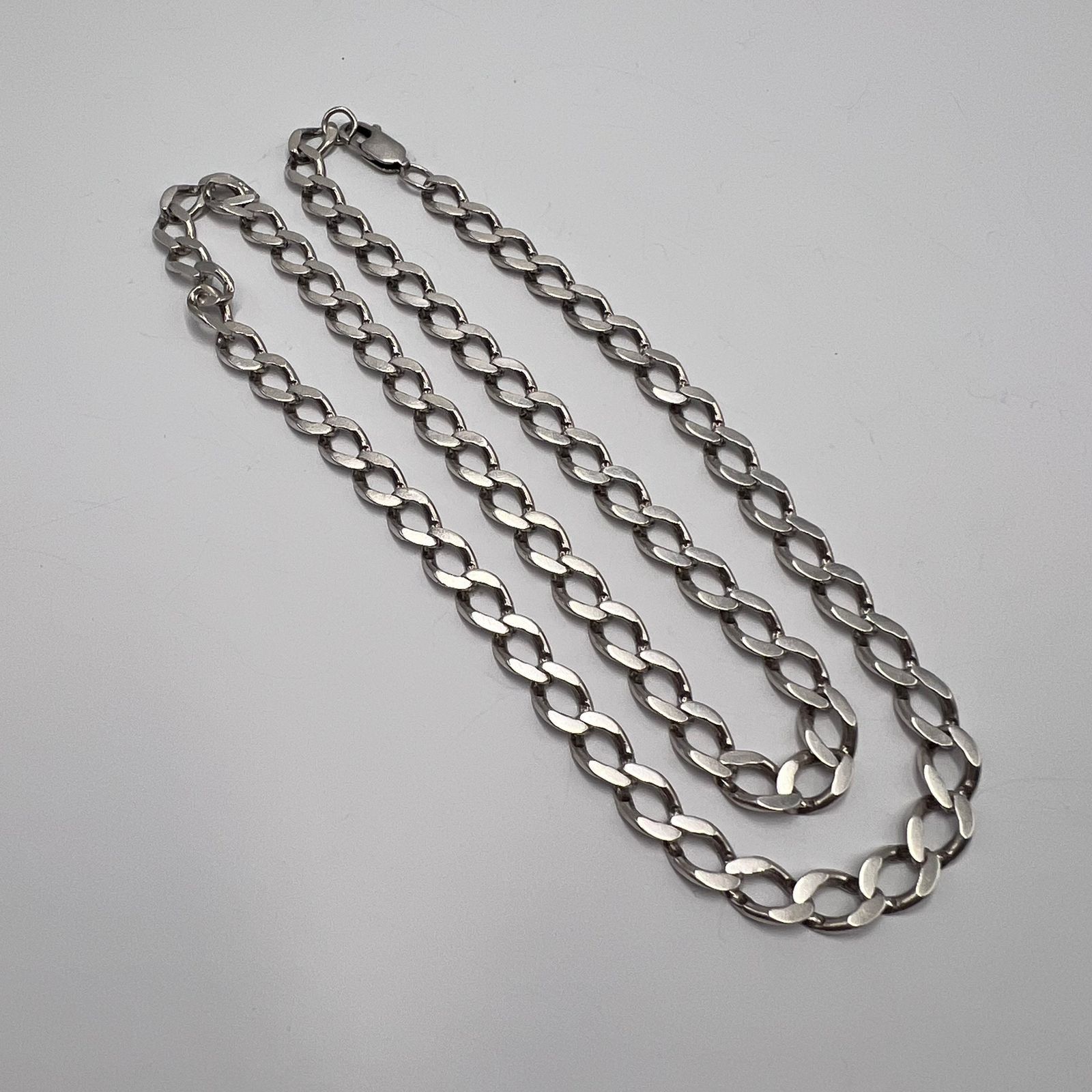 Sterling Silver Vintage Sterling Silver 925 Chain Necklace silver 38.84g Size ONE SIZE - 9 Thumbnail