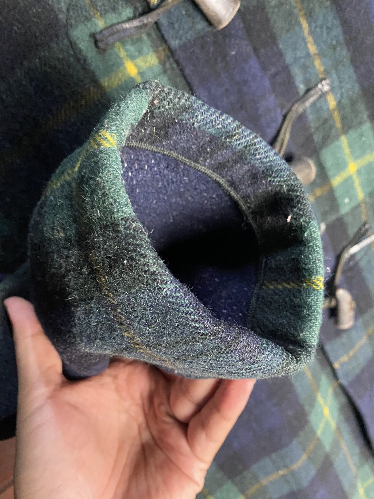 Vintage Gloverall Duffle Plaid Wool Jacket