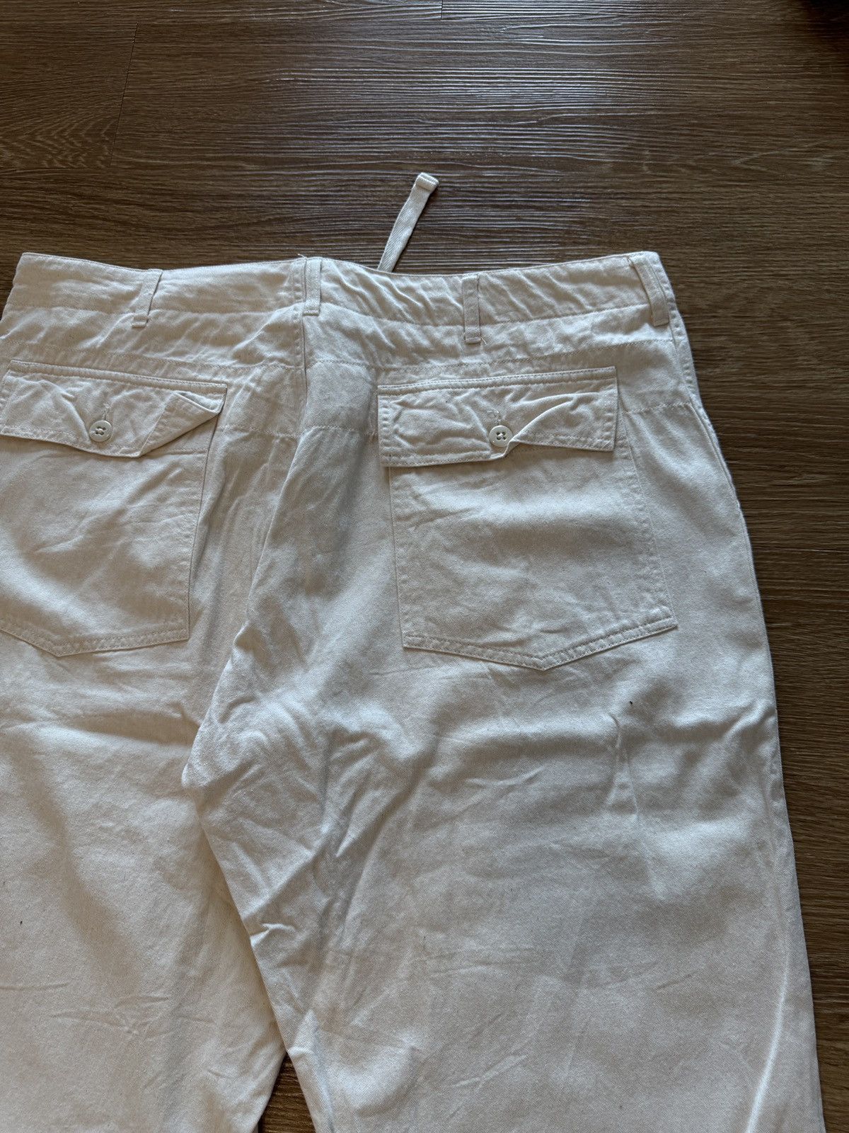 Engineered Garments Engineered Garments Cream Fatigue pants Size US 38 / EU 54 - 8 Thumbnail