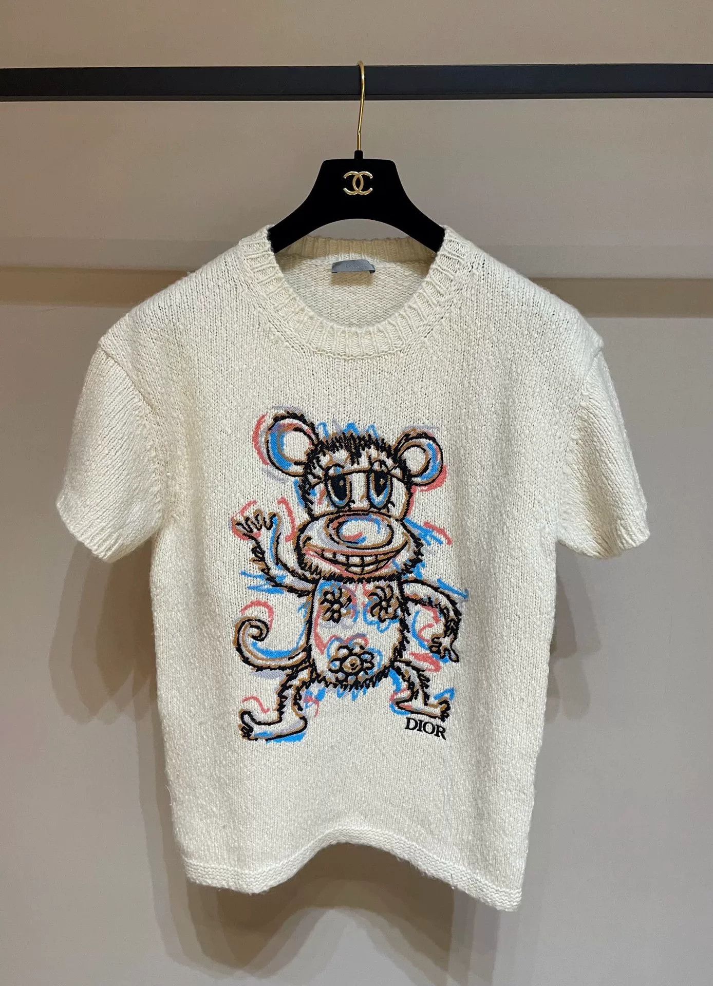 Dior dior colorful printed cartoon knit pullover Size US M / EU 48-50 / 2 - 1 Thumbnail