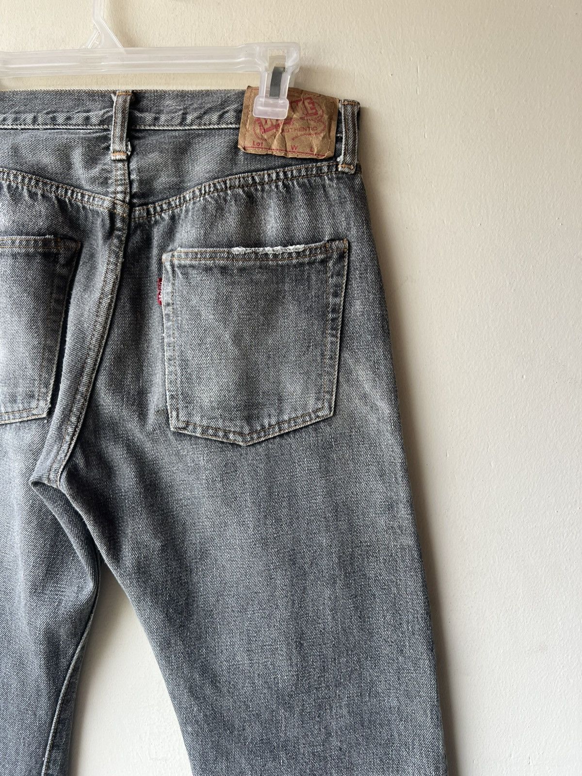 Denime Vintage DENIME Orizzonti Faded Distress Denim Selvedge Jeans Size US 30 / EU 46 - 20 Thumbnail