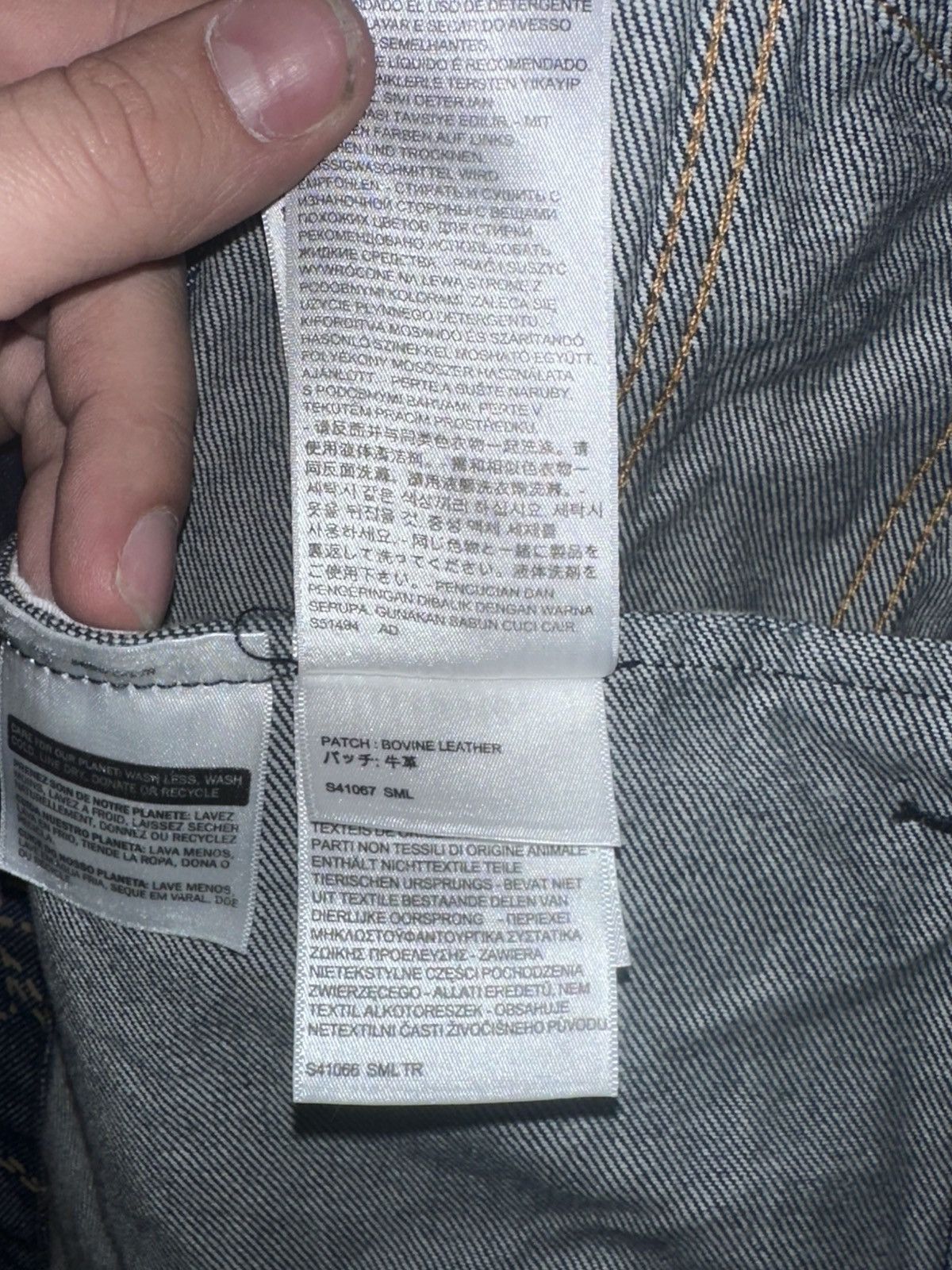 Bape × Levi's BAPE X LEVI’S SPLIT TRUCKER JACKET SIZE XL Size US XL / EU 56 / 4 - 10 Thumbnail