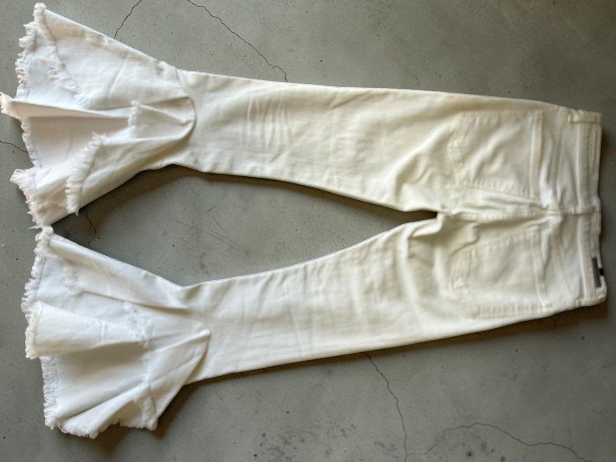 Citizens Of Humanity Citizens of Humanity White Flare Jeans Size 25 Ruffle Hem Size 25" / US 0 / IT 36 - 2 Thumbnail