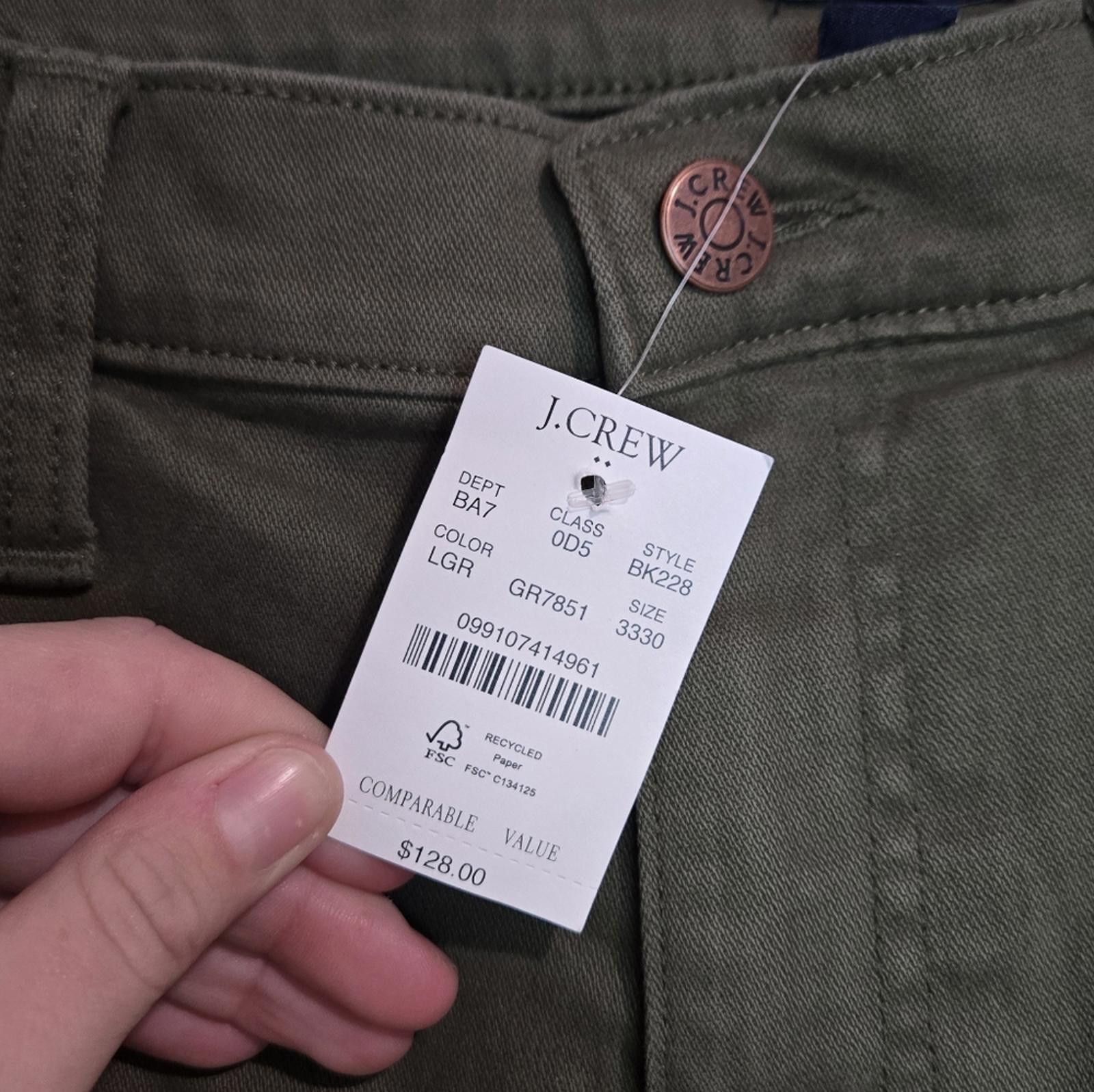 J.Crew J Crew Slim-fit garment-dyed five-pocket pant Size US 33 - 4 Thumbnail