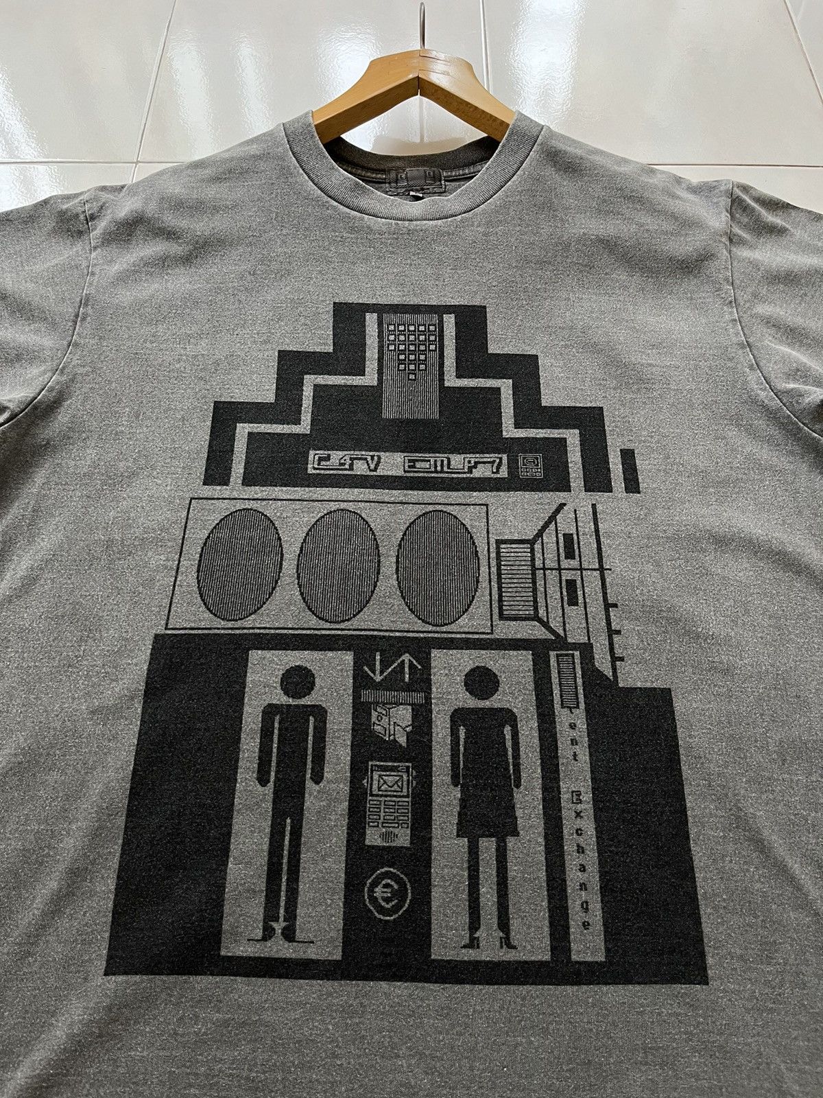 Cav Empt Cav Empt Double Print Over Dye Charcoal Cent Exchange Size US L / EU 52-54 / 3 - 8 Thumbnail