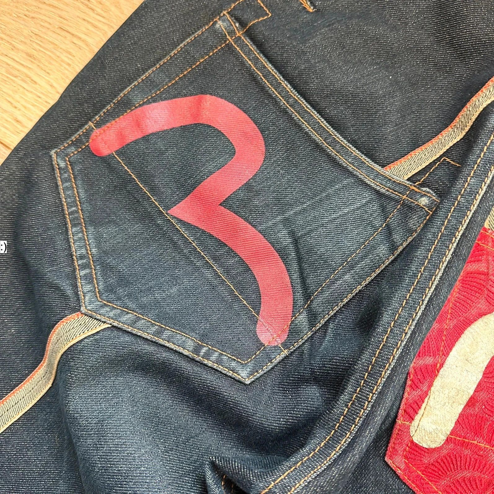 Evisu Jeans Evisu Seagull Lot 0445 Red/White Size US 28 / EU 44 - 4 Thumbnail