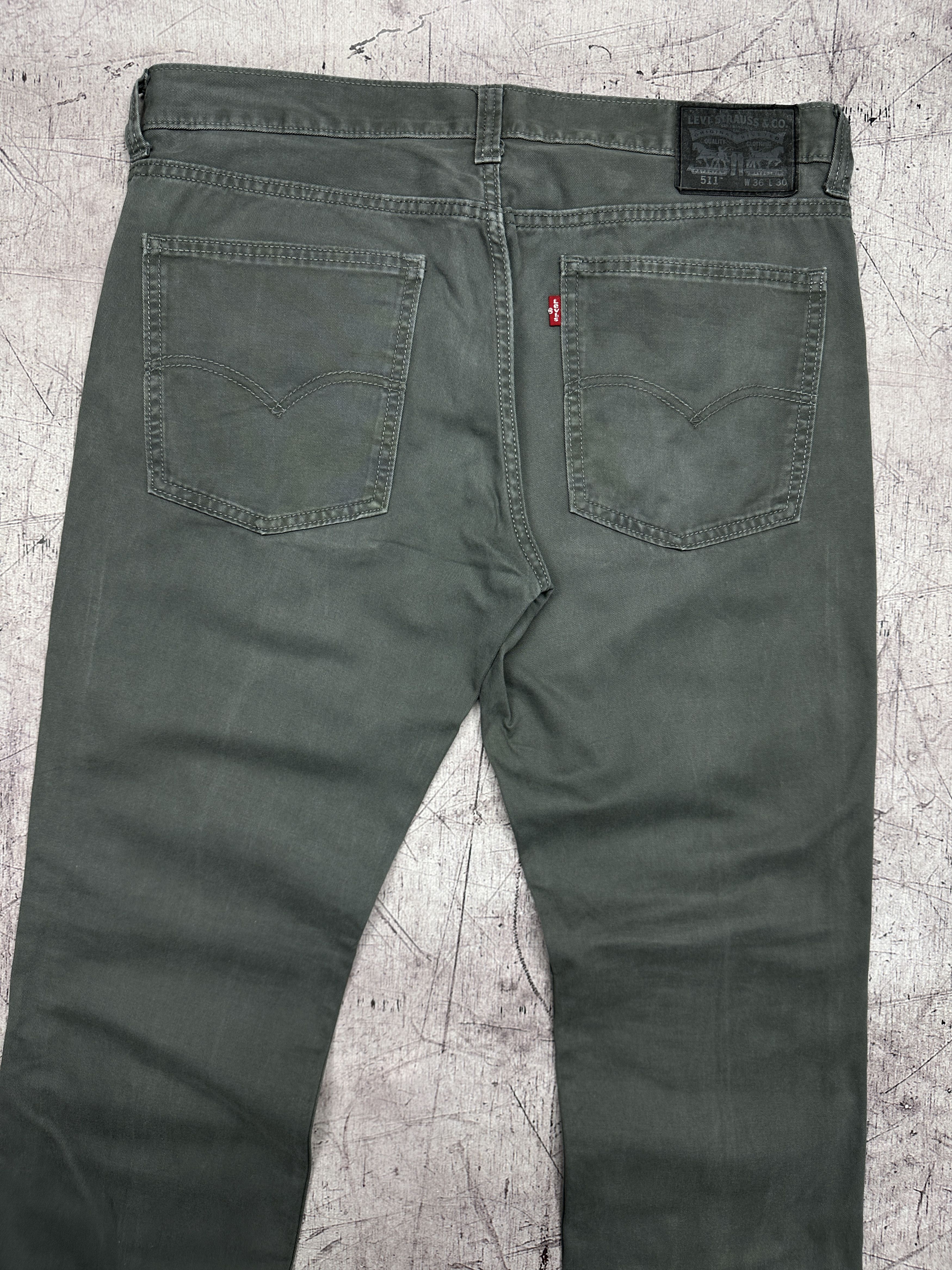 Levi's Levi's 511 Mens Denim Pants Jeans Size 36 x 30 Size US 36 / EU 52 - 2 Thumbnail