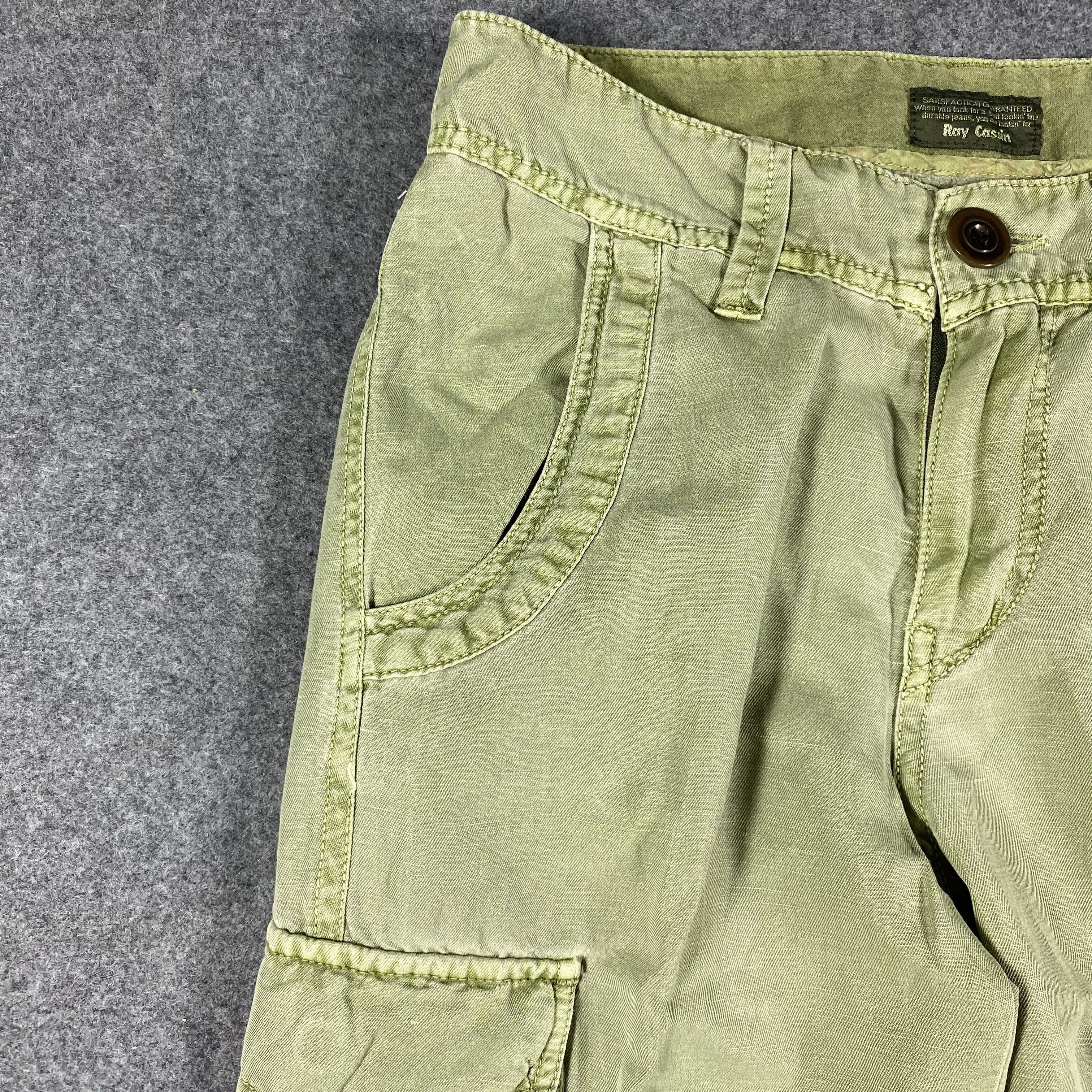 Japanese Brand Japanese Brand Ray Cassin Faded Multipocket Cargo Pants Size US 28 / EU 44 - 2 Thumbnail