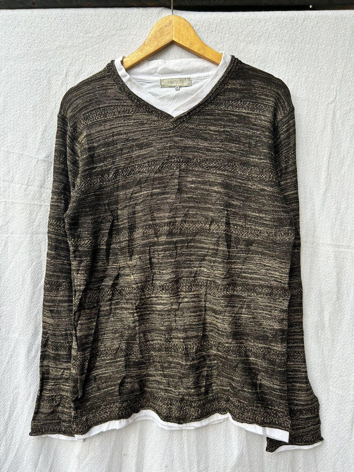 Hysteric Glamour Youtility japanaese knit double layers longsleeve Size US M / EU 48-50 / 2 - 1 Thumbnail