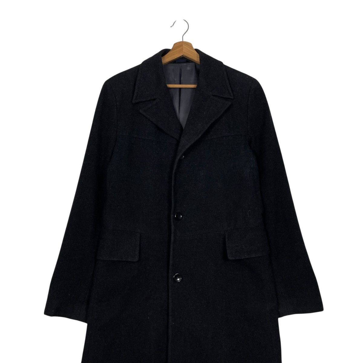 Other Domon Homme Wool Black Coat Size US M / EU 48-50 / 2 - 3 Thumbnail