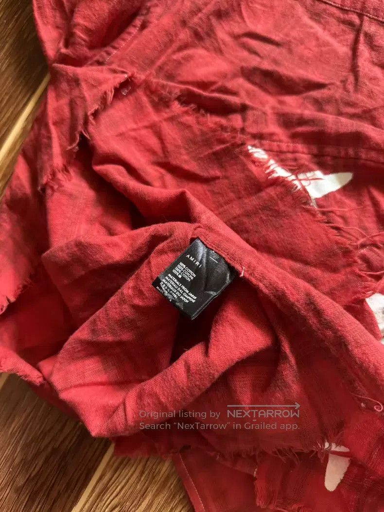 Amiri Amiri Red shark shirt Size US S / EU 44-46 / 1 - 9 Thumbnail