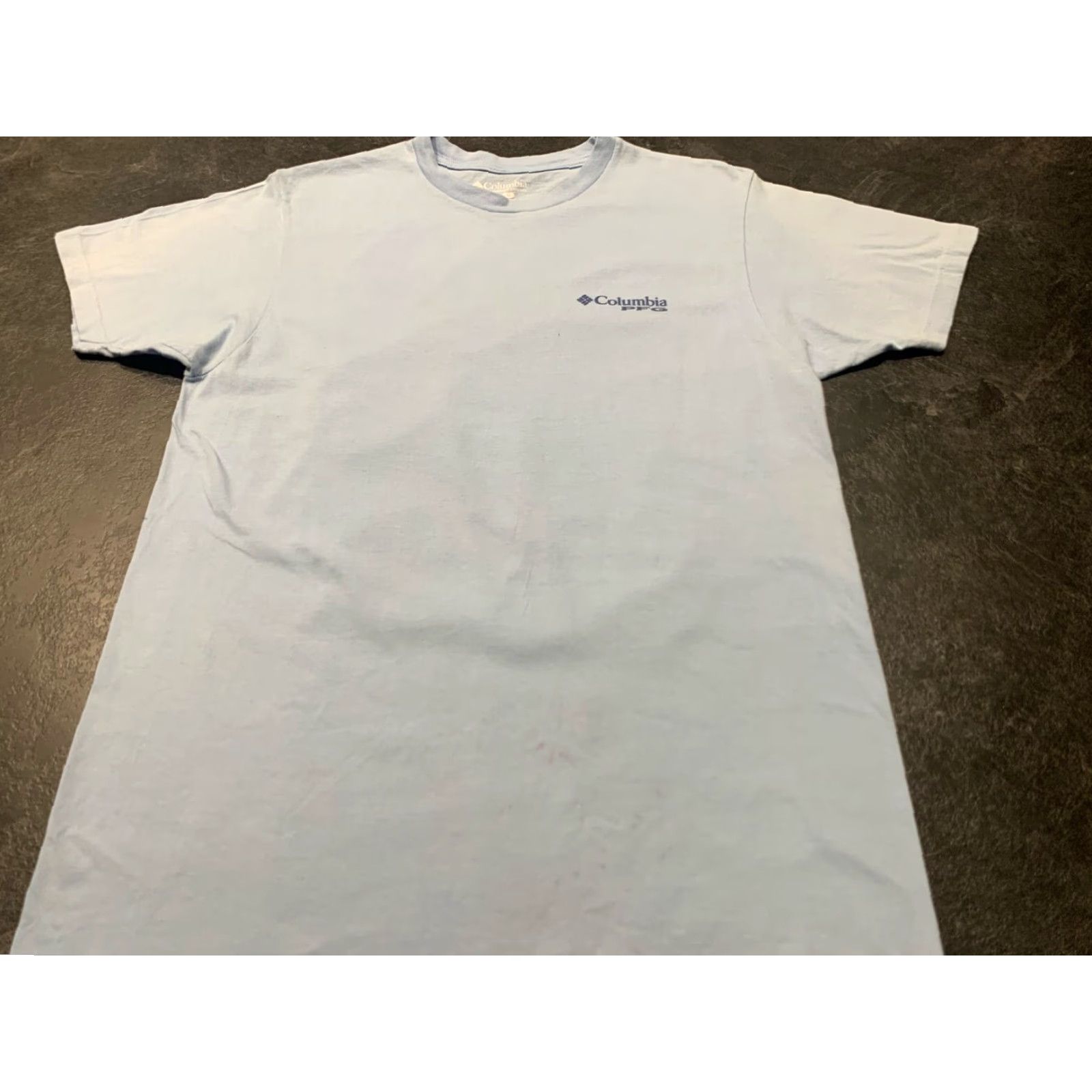 Vintage Columbia Men’s Cotton T-Shirt Blue Medium M PFG Activewear Size US M / EU 48-50 / 2 - 2 Thumbnail