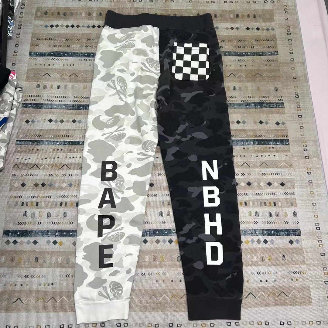 Bape × Neighborhood BAPE NBHD SHARK PANT Size US 32 / EU 48 - 2 Thumbnail