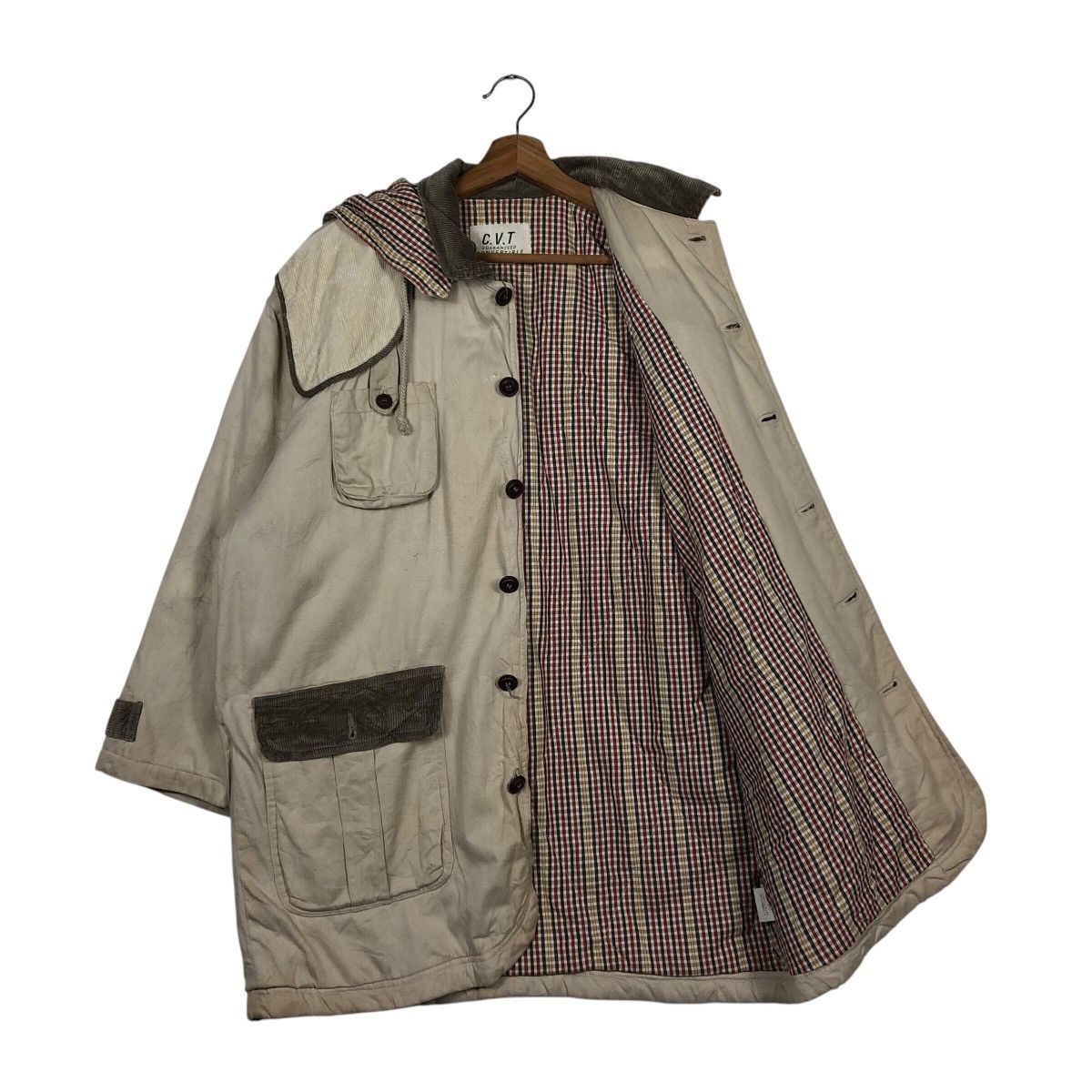 Japanese Brand × Vintage 📌Vintage Chore Hunting Jacket CVT Blanket Issey Miyake Size US M / EU 48-50 / 2 - 13 Thumbnail
