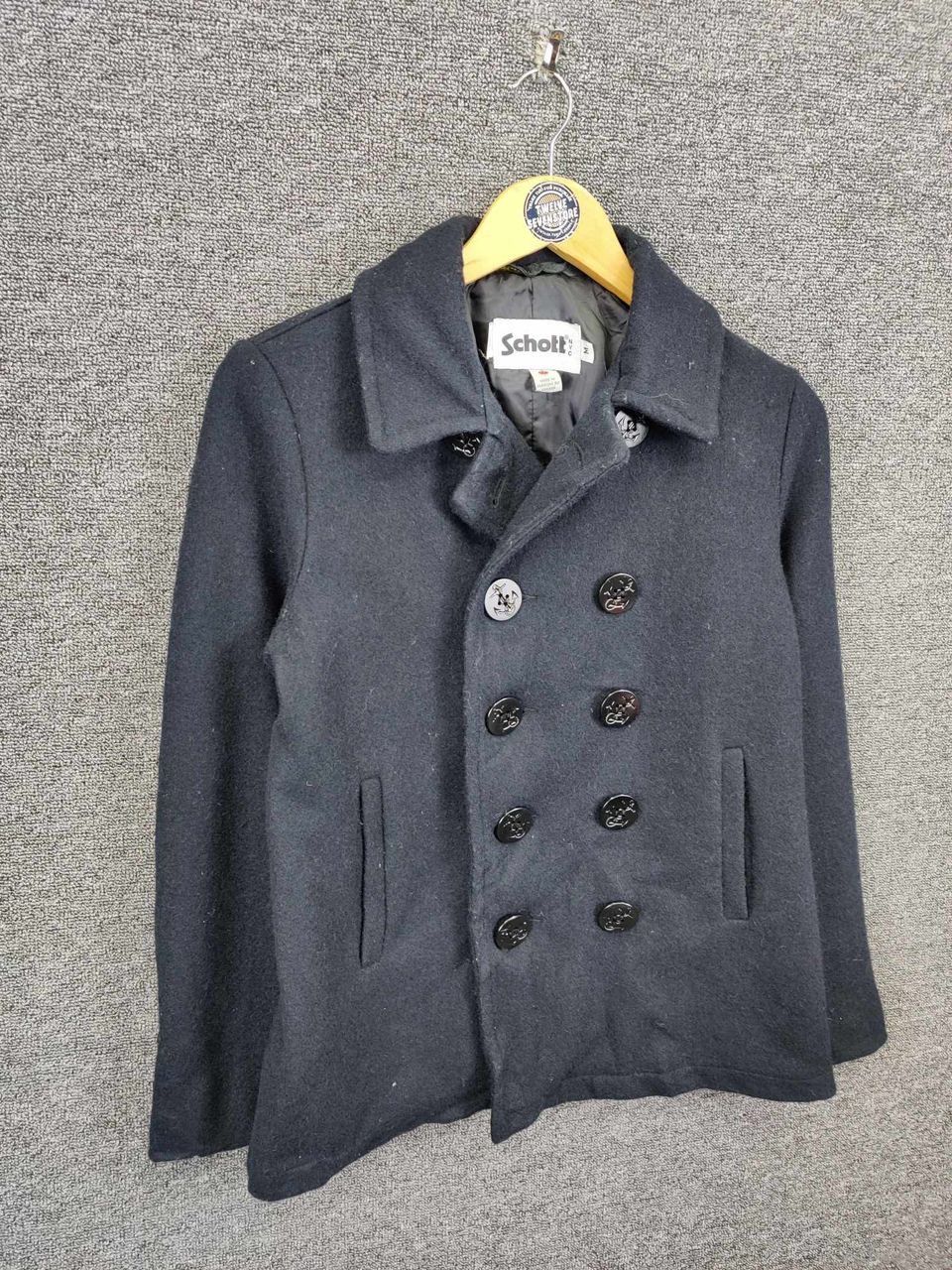 Schott Vintage Schott NYC X Earth Wool Double Breasted Coat Size US M / EU 48-50 / 2 - 5 Thumbnail