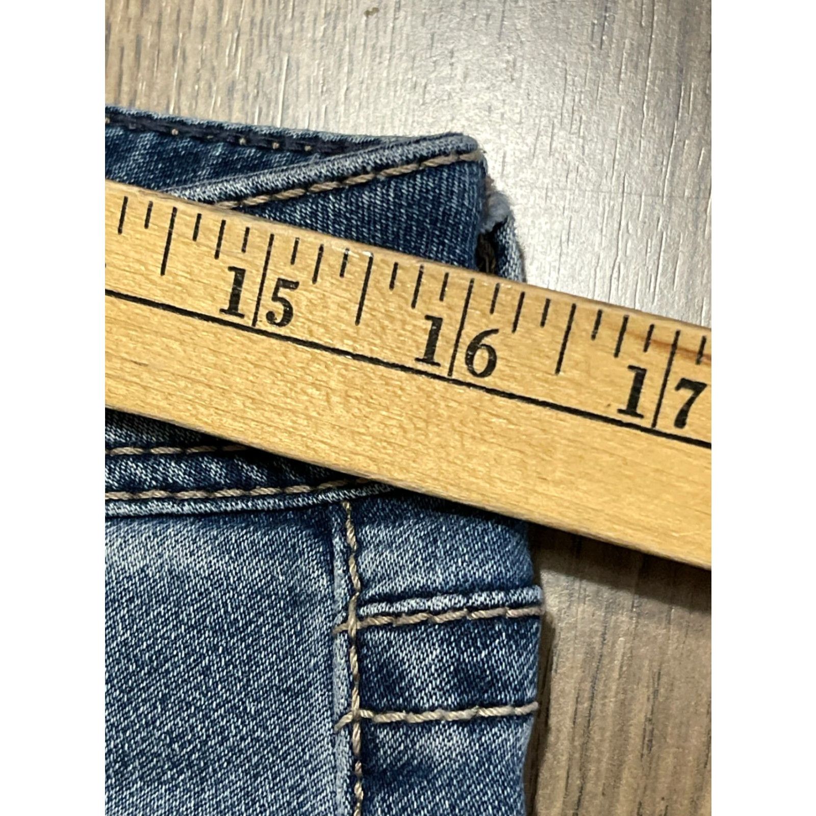 Vintage Seven7 Shorts Women Size 8 Blue Denim Pockets Cut-Off Modern Womens Size 30" / US 8 / IT 44 - 4 Thumbnail