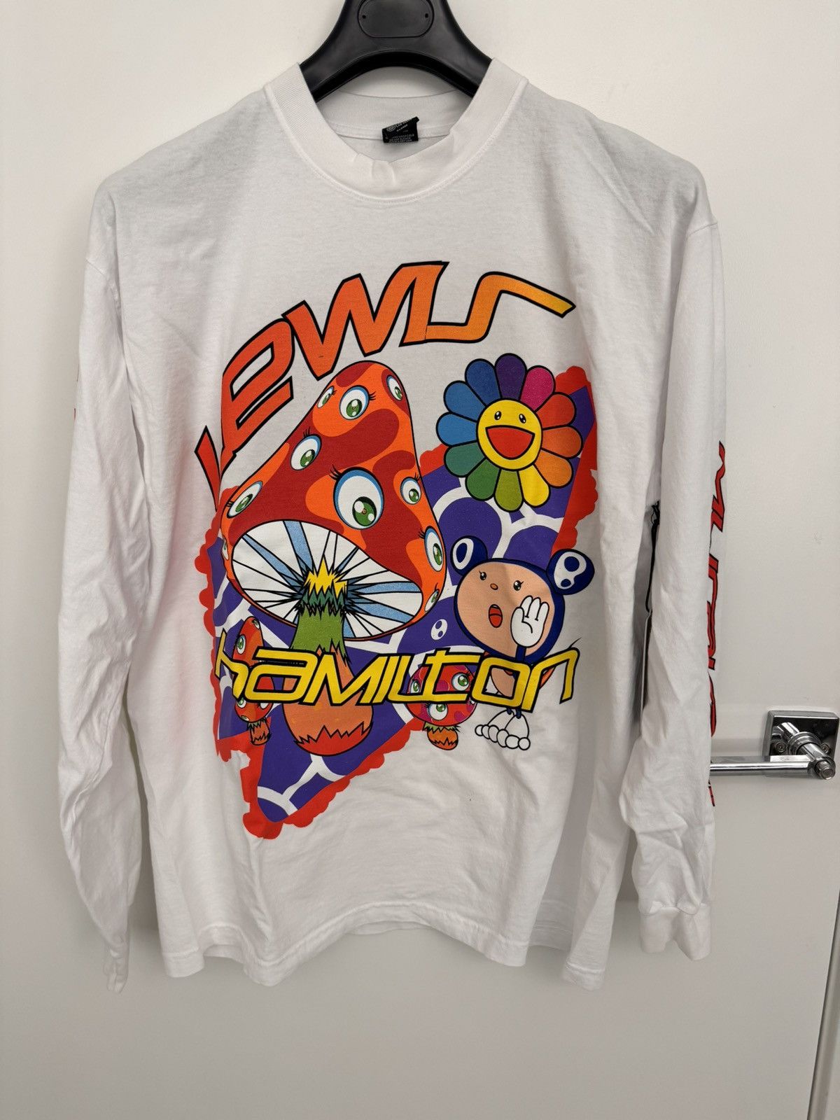 image of Takashi Murakami X Lewis Hamilton in White, Men's (Size XL)