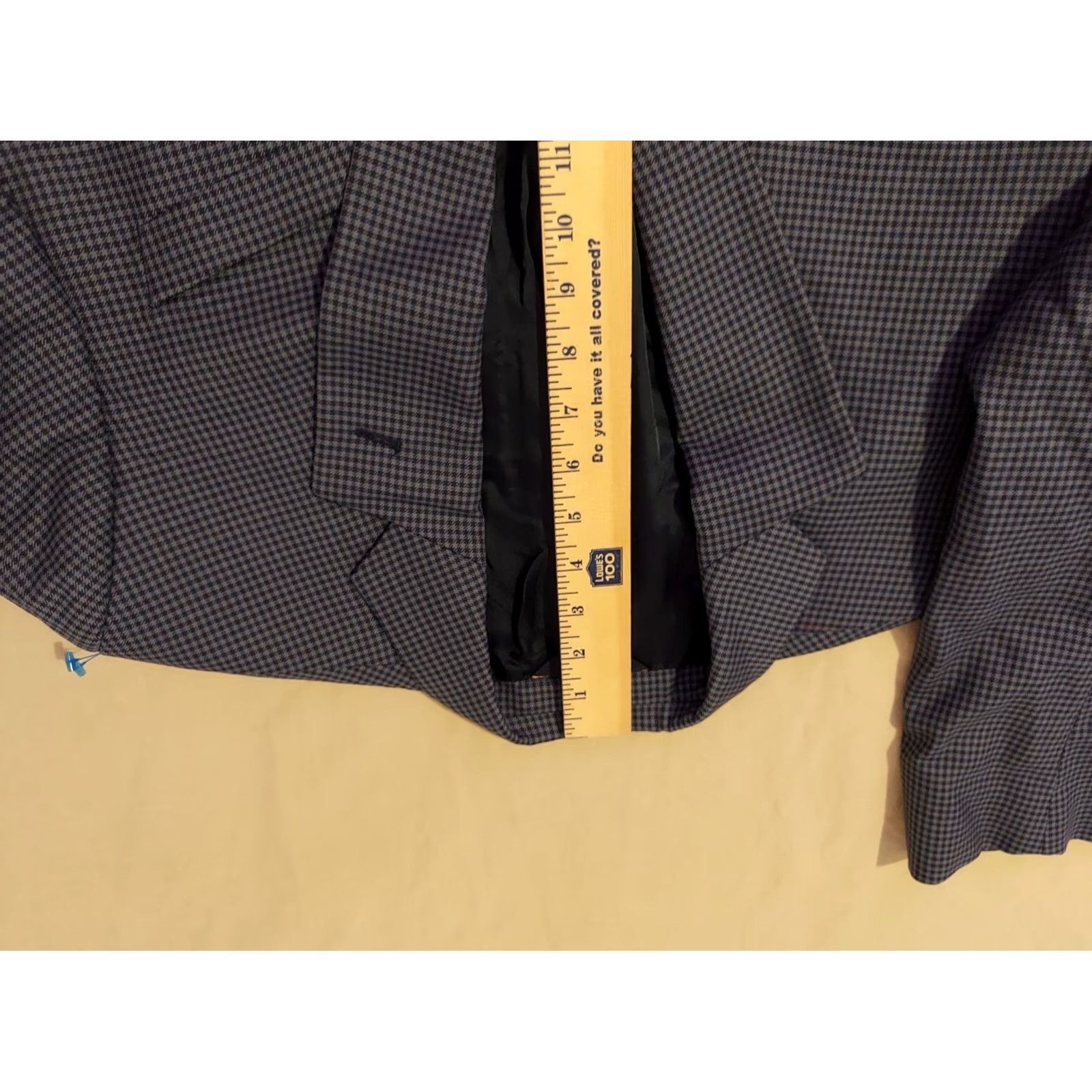 Brooks Brothers Brooks Brothers Blazer Wool 44L Blue Mens Jacket Blazer 2 Piece Regular Wool Men 44 Blue Brooks Brothers Size 44R - 4 Thumbnail