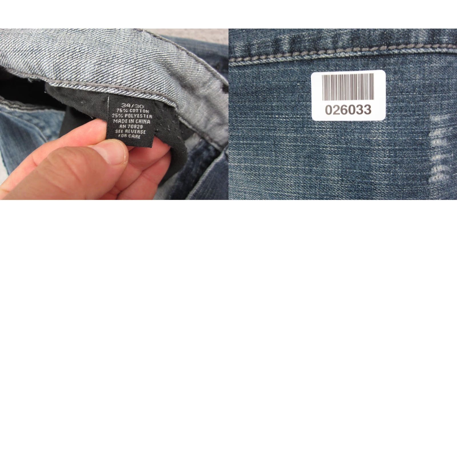Buckle Black Buckle Black Jeans Adult W34 L 30 Blue Relaxed Straight Denim Distress 90s Mens Size US 34 / EU 50 - 10 Thumbnail