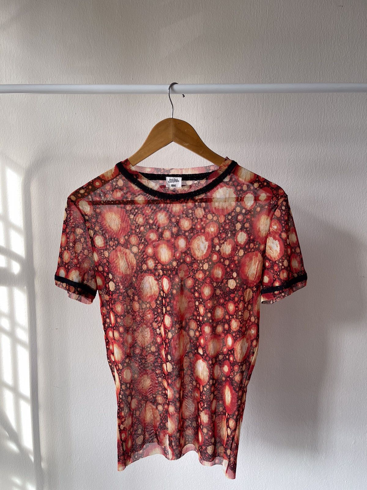 Jean Paul Gaultier 90s Jean Paul Gaultier Homme Mesh Tee Size US S / EU 44-46 / 1 - 1 Thumbnail