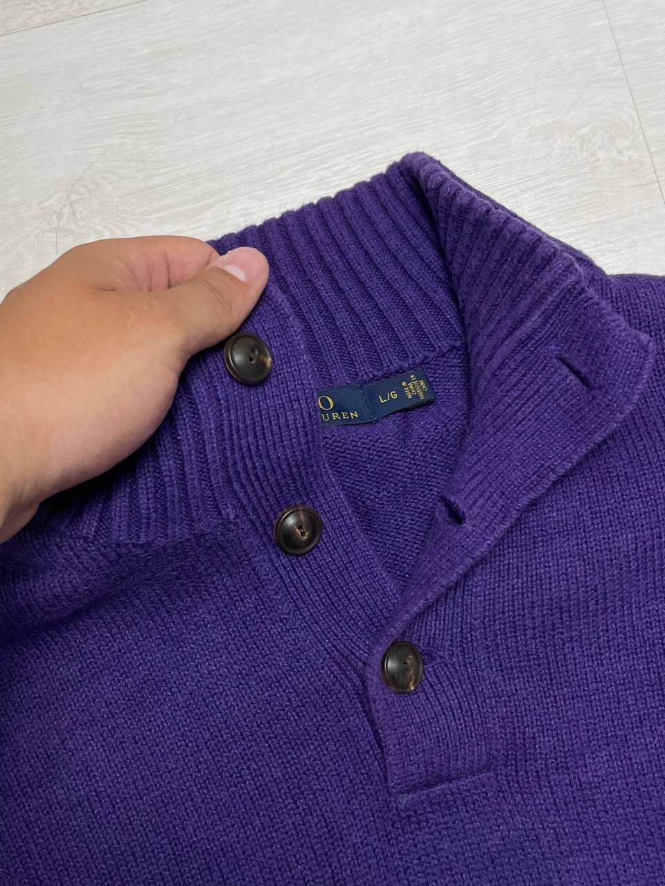 Polo Ralph Lauren × Vintage Polo Ralph Lauren Sweater Knit Small Logo Pony Y2k Size US L / EU 52-54 / 3 - 5 Thumbnail