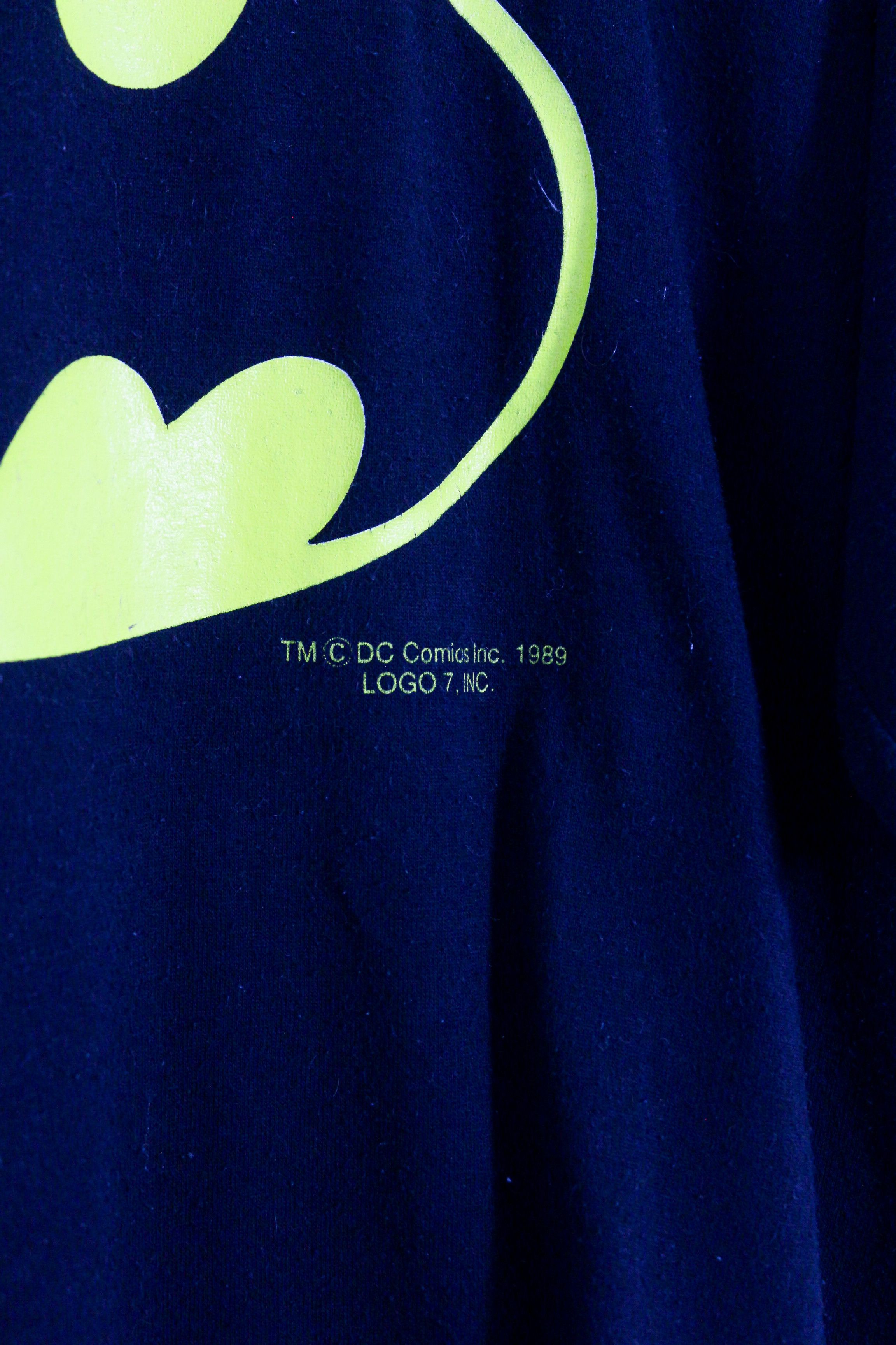 DC Comics Vintage Batman Movie DC Comics Logo 1989 Tee T-shirt 80s Size US S / EU 44-46 / 1 - 2 Thumbnail