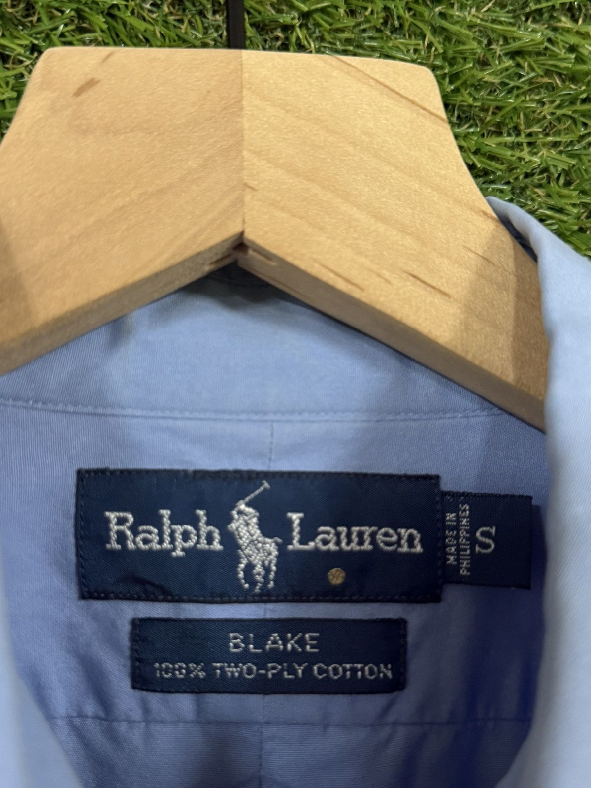 Polo Ralph Lauren Polo Ralph Lauren Blue Oxford Button Down Logo Shirt Size US M / EU 48-50 / 2 - 3 Thumbnail