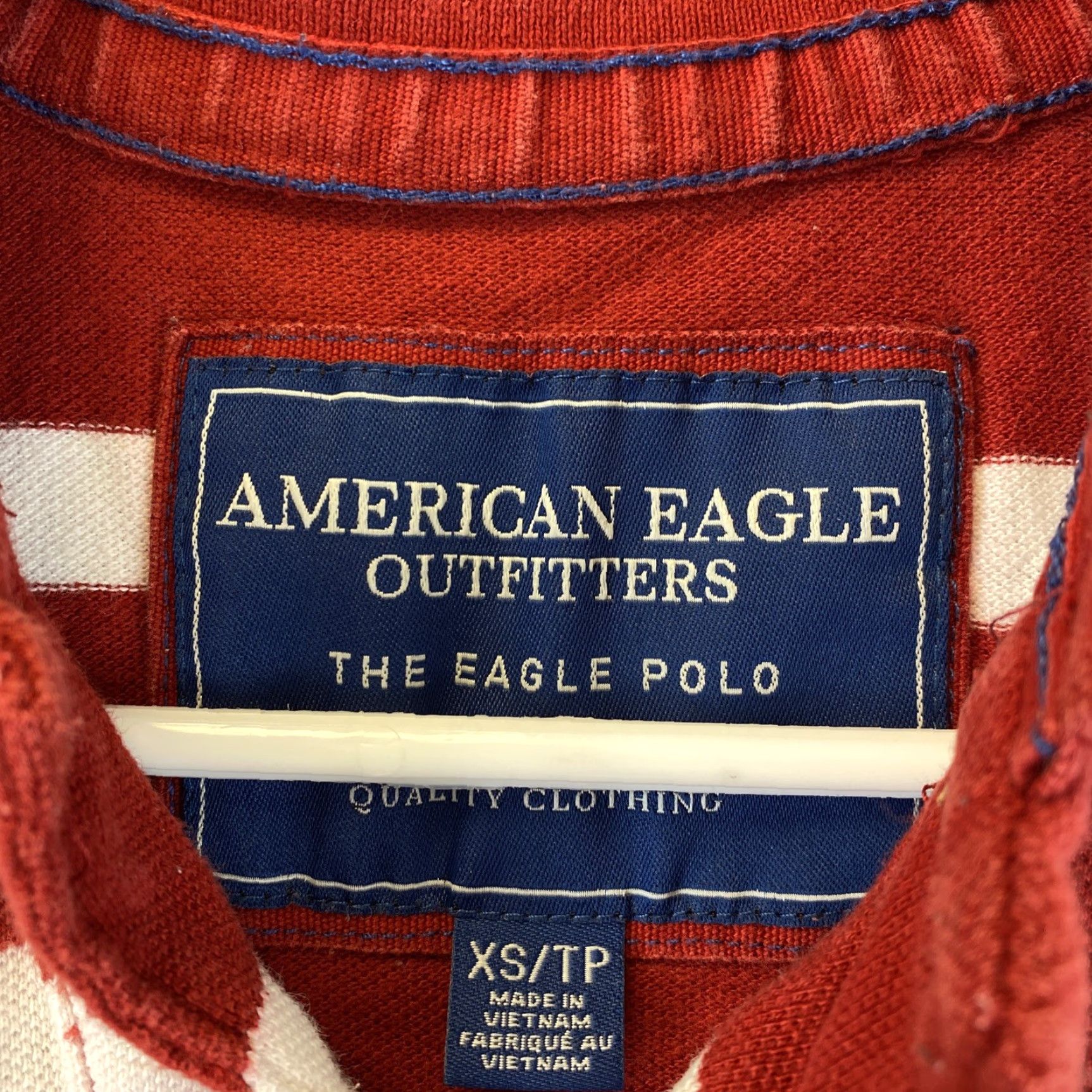 American Eagle Outfitters American Eagle Athletic Fit Polo Shirt Mens XS Multicolor Short Sleeve Casual 80s 90s Classic Size US XS / EU 42 / 0 - 3 Thumbnail