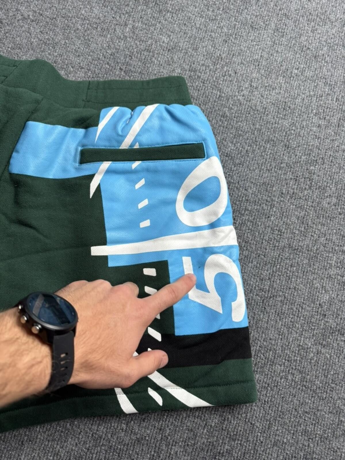 Just Don Just Don Graphic Print Sweat Shorts Football Medium (w tags) Size US 32 / EU 48 - 9 Thumbnail