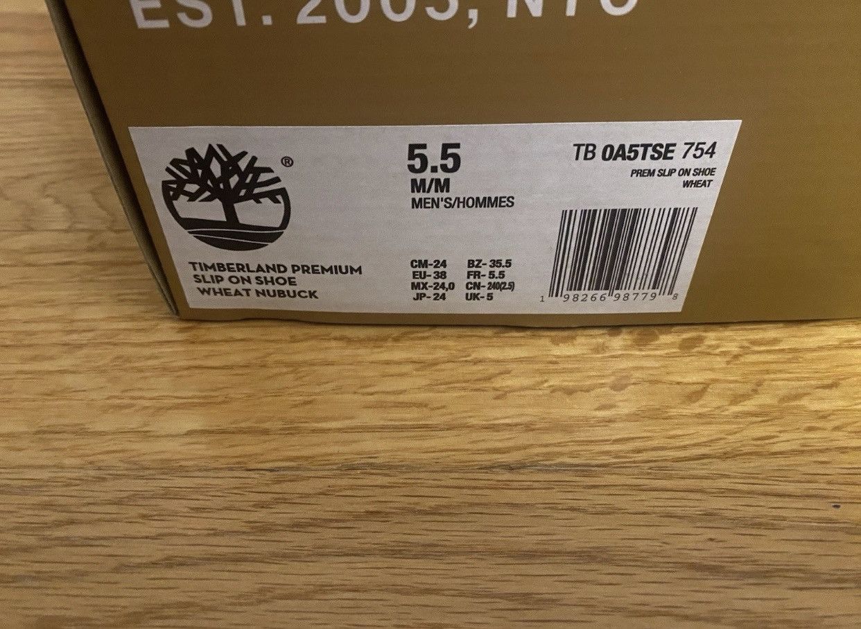 Timberland Timberland X Telfar Slip-On Loafer Wheat TB0A5TSE-754 Sz 5.5 Size US 5.5 / EU 38 - 8 Thumbnail
