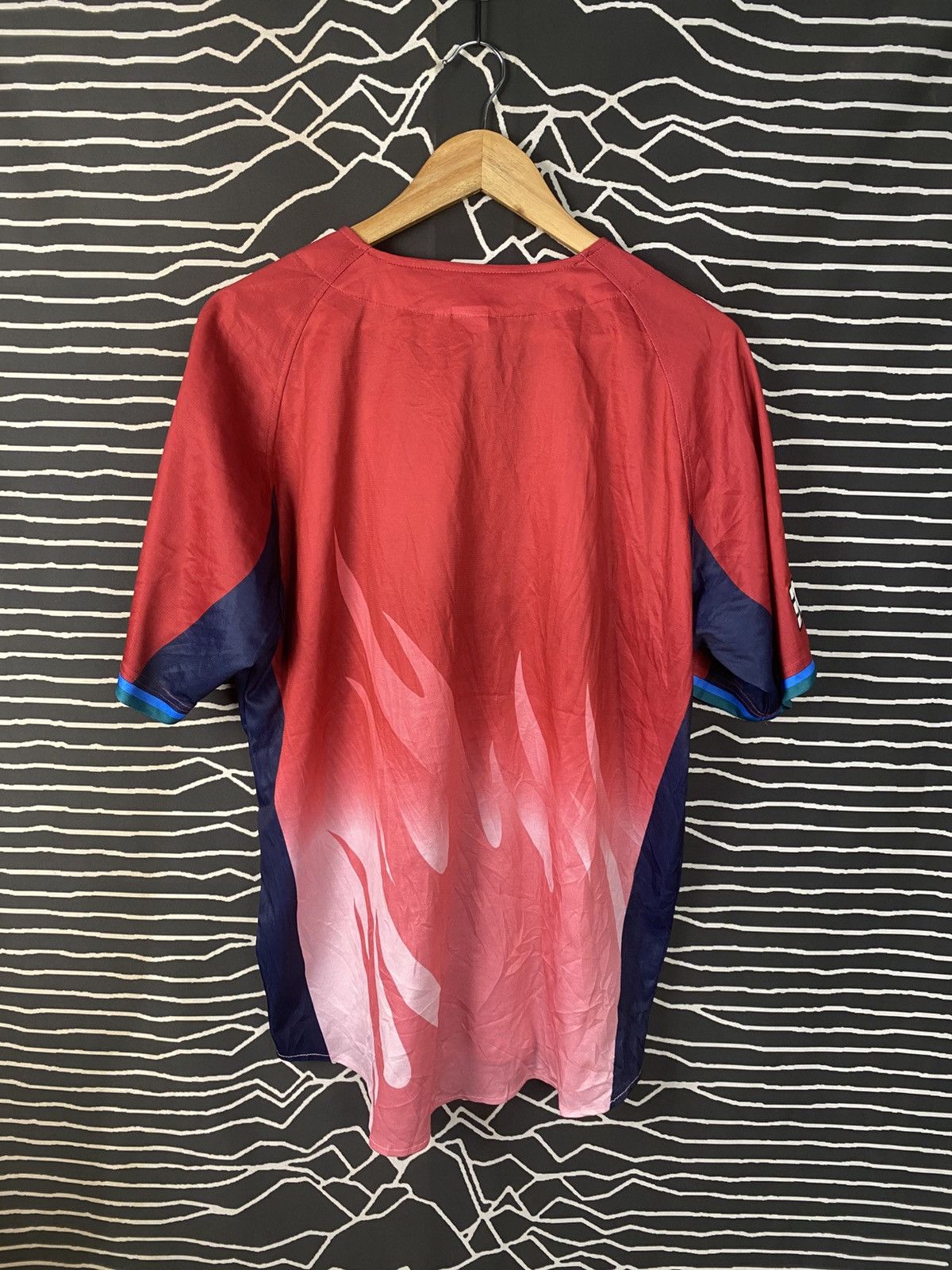 Majestic Majestic Seibu Lions Japan NPB "Enjishi" Flame Red Jersey Size US L / EU 52-54 / 3 - 2 Thumbnail
