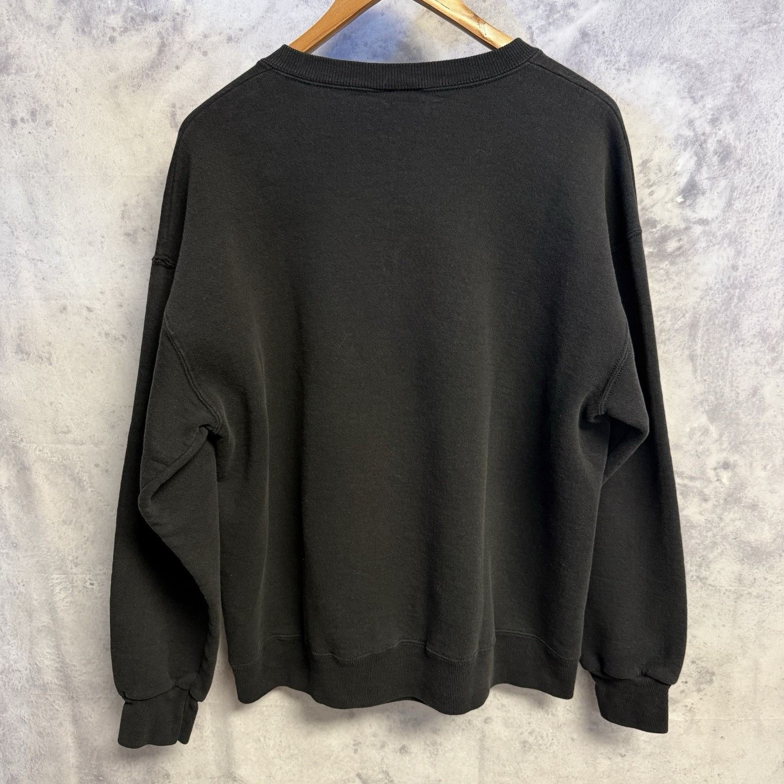 NFL Vintage 90s Pittsburgh Steelers Sweatshirt Mens Large Black Size US L / EU 52-54 / 3 - 2 Thumbnail