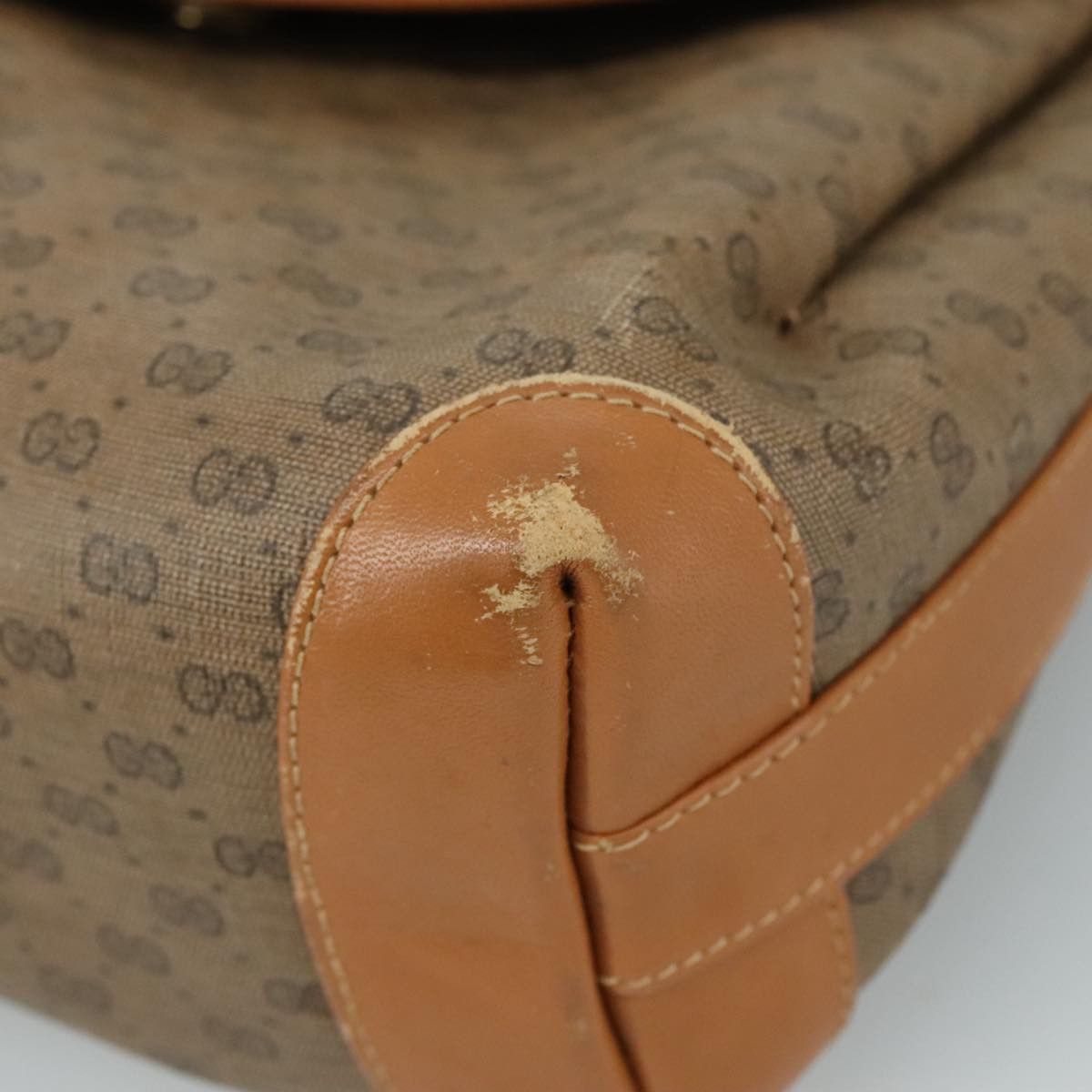 Gucci GUCCI Micro GG Supreme Shoulder Bag Pvc Beige Gold Size ONE SIZE - 9 Thumbnail