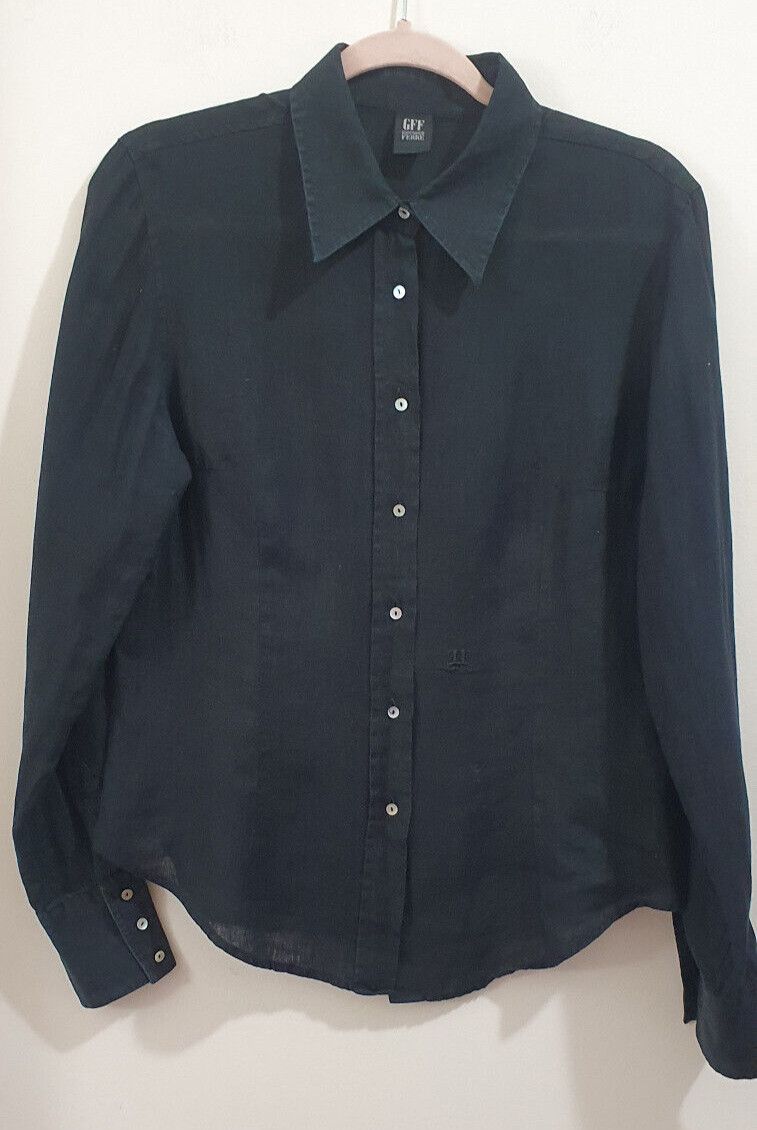 Gianfranco Ferre Gianfranco Ferre Shirt linen Long Sleeves Button Size L / US 10 / IT 46 - 2 Thumbnail