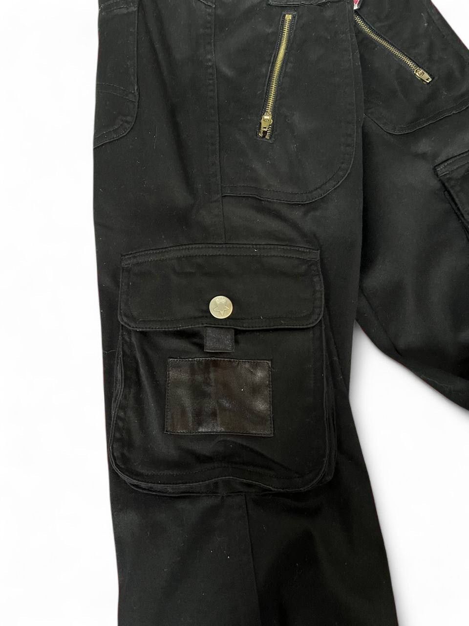 Hysteric Glamour Flared rock denim cargo multipocket low rise punk style pant Size US 29 - 5 Thumbnail
