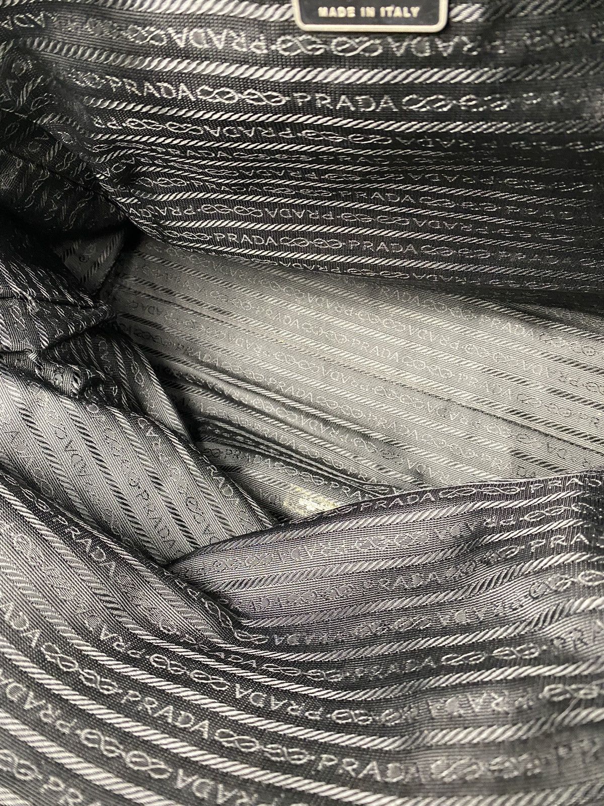 Prada Prada Tessuto Nero Nylon Hand Bag Size ONE SIZE - 7 Thumbnail