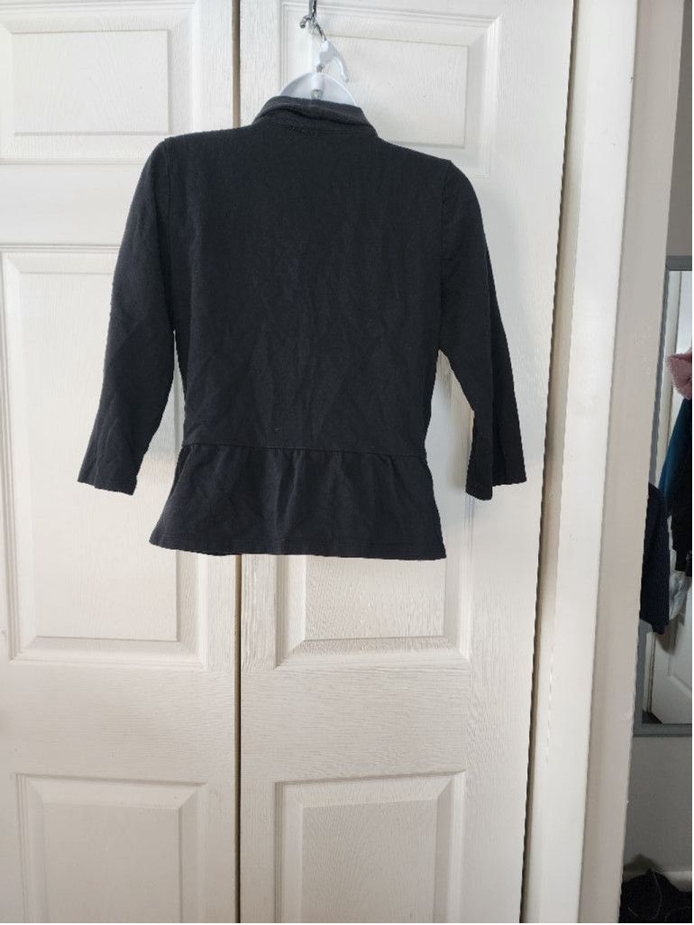 Loft Women's Ann Taylor LOFT Blouse, SP, Black Size XS / US 0-2 / IT 36-38 - 3 Thumbnail