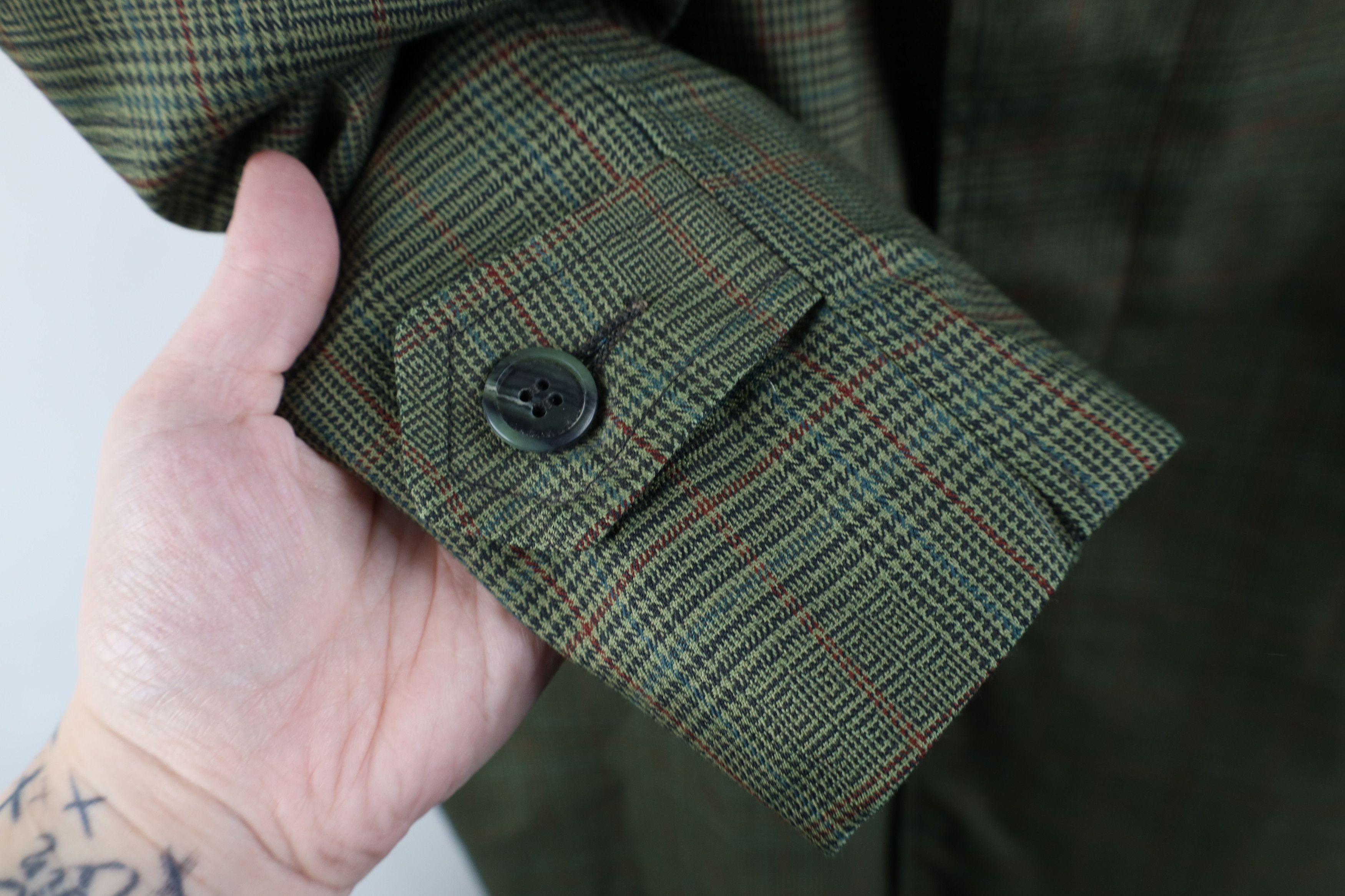 Vintage Vintage 60s 70s Streetwear Button Trench Coat Jacket USA Size US XL / EU 56 / 4 - 4 Thumbnail